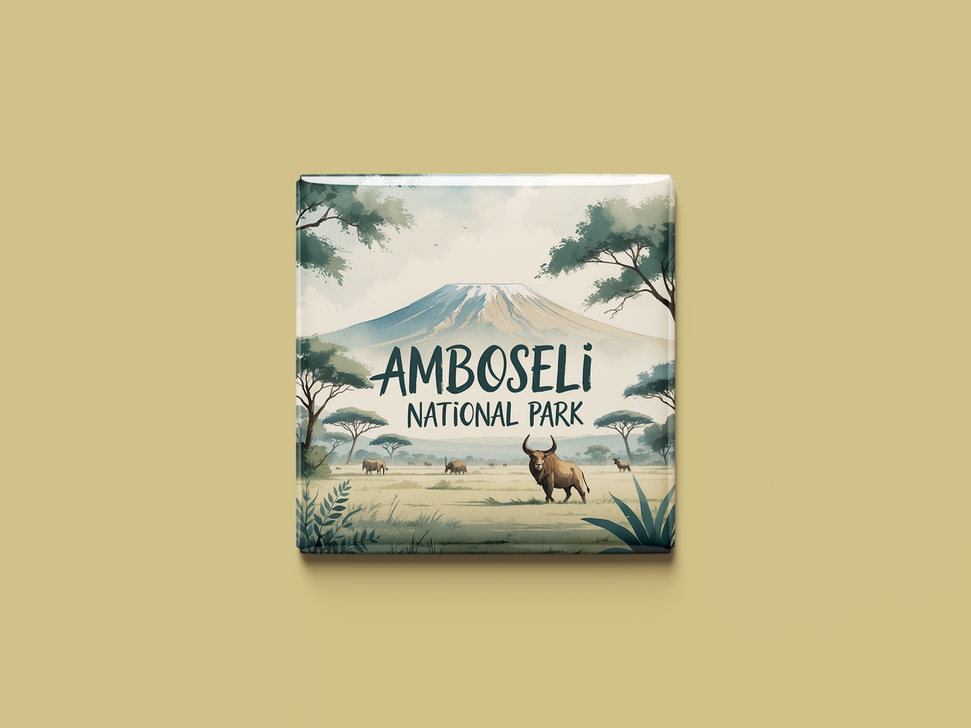 Magnetkollektion Amboseli Nationalpark