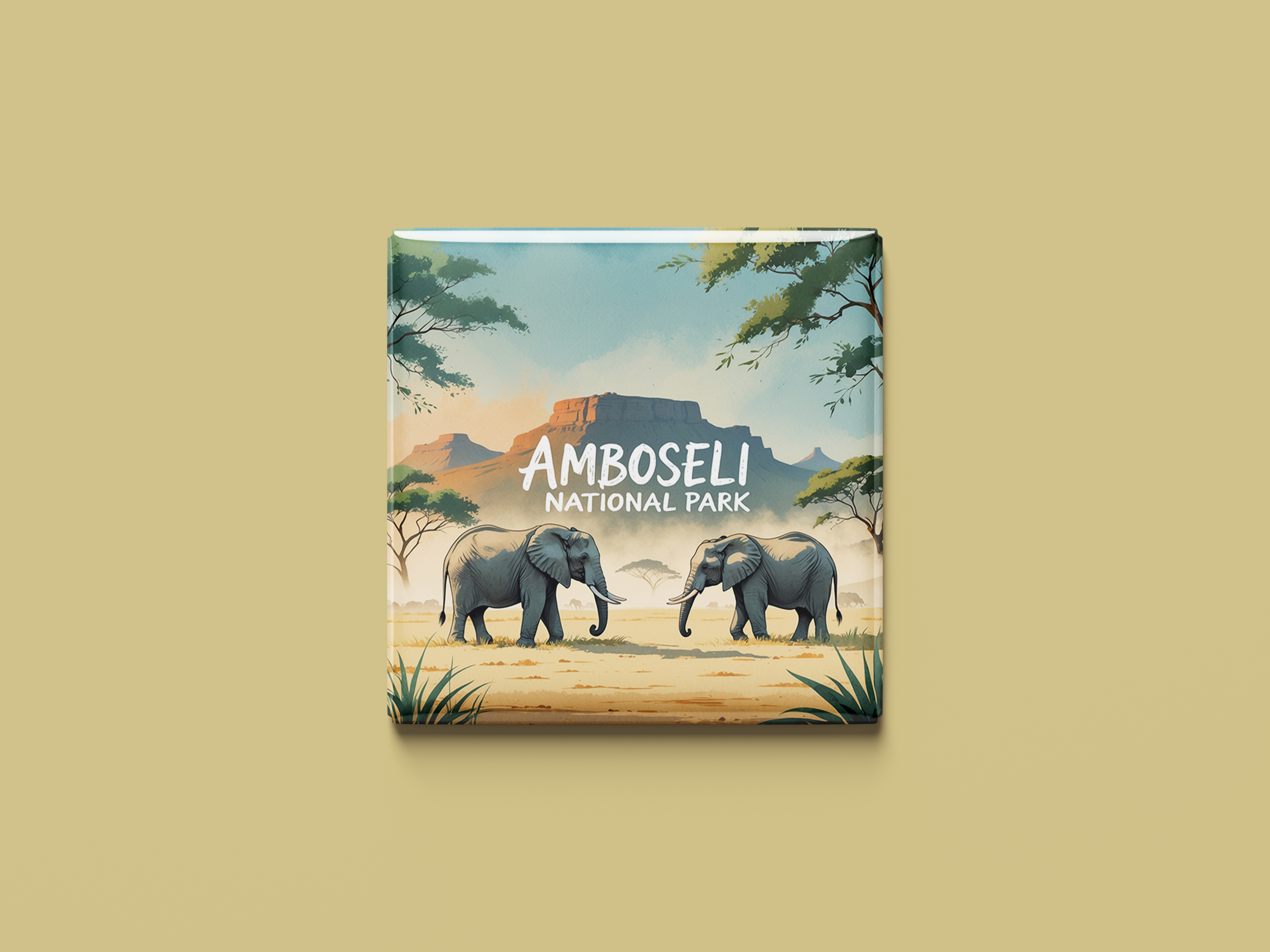 Magnetkollektion Amboseli Nationalpark