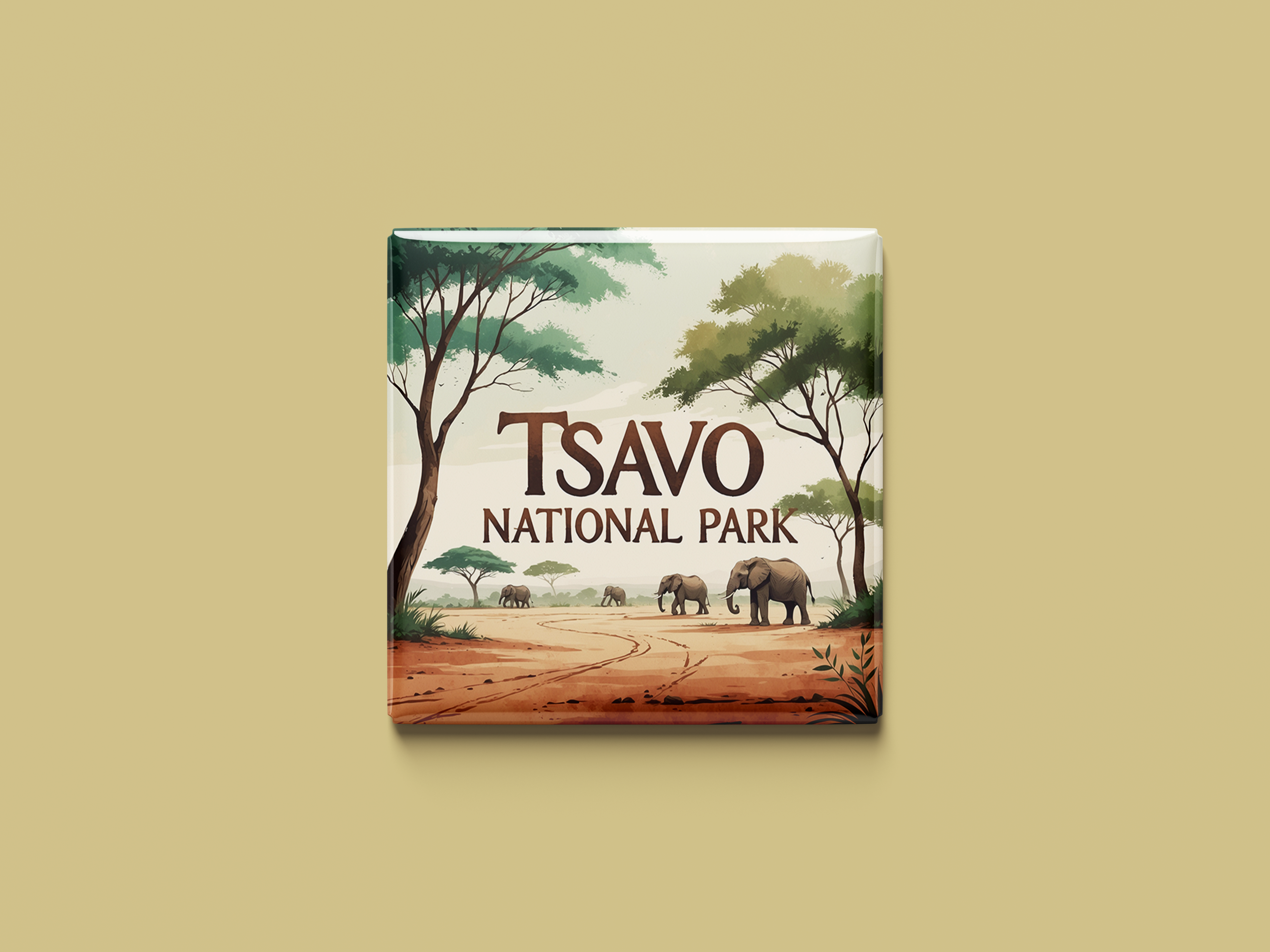 Magnetkollektion Tsavo Nationalpark