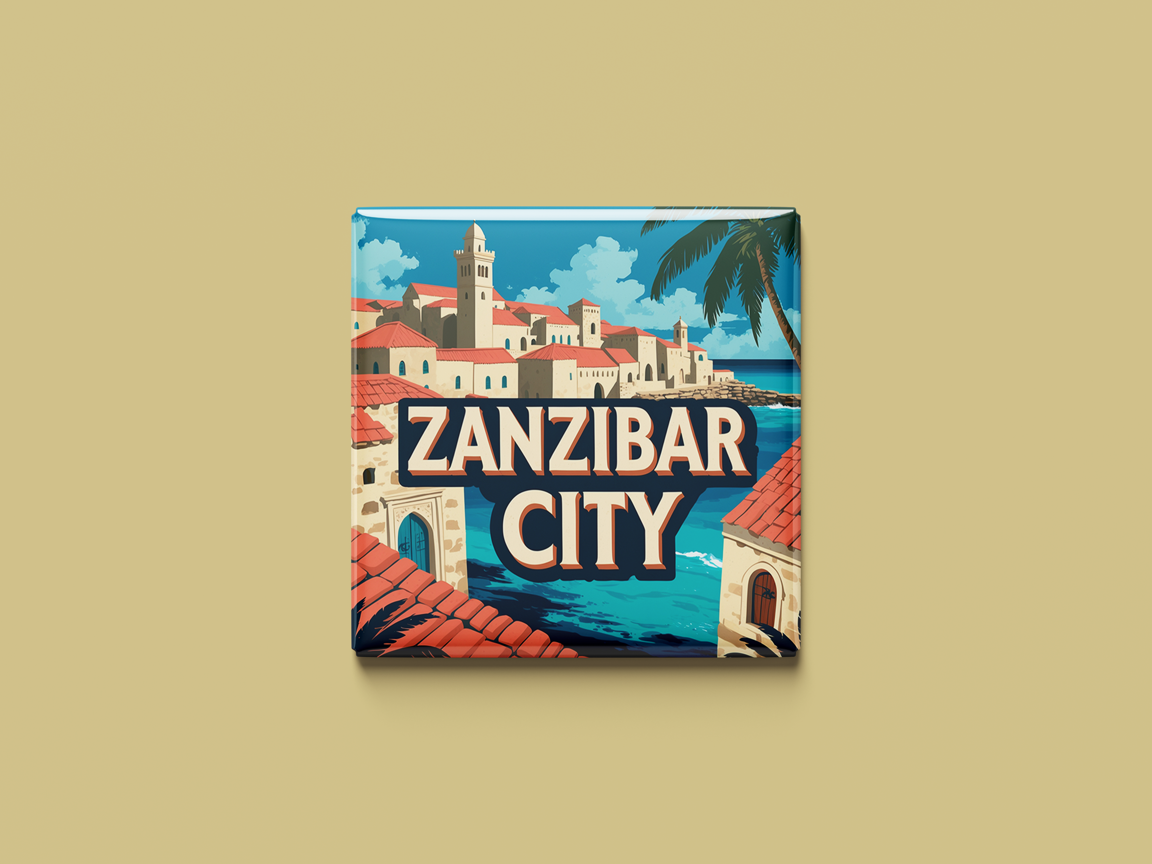 Magnetkollektion Sansibar-Stadt