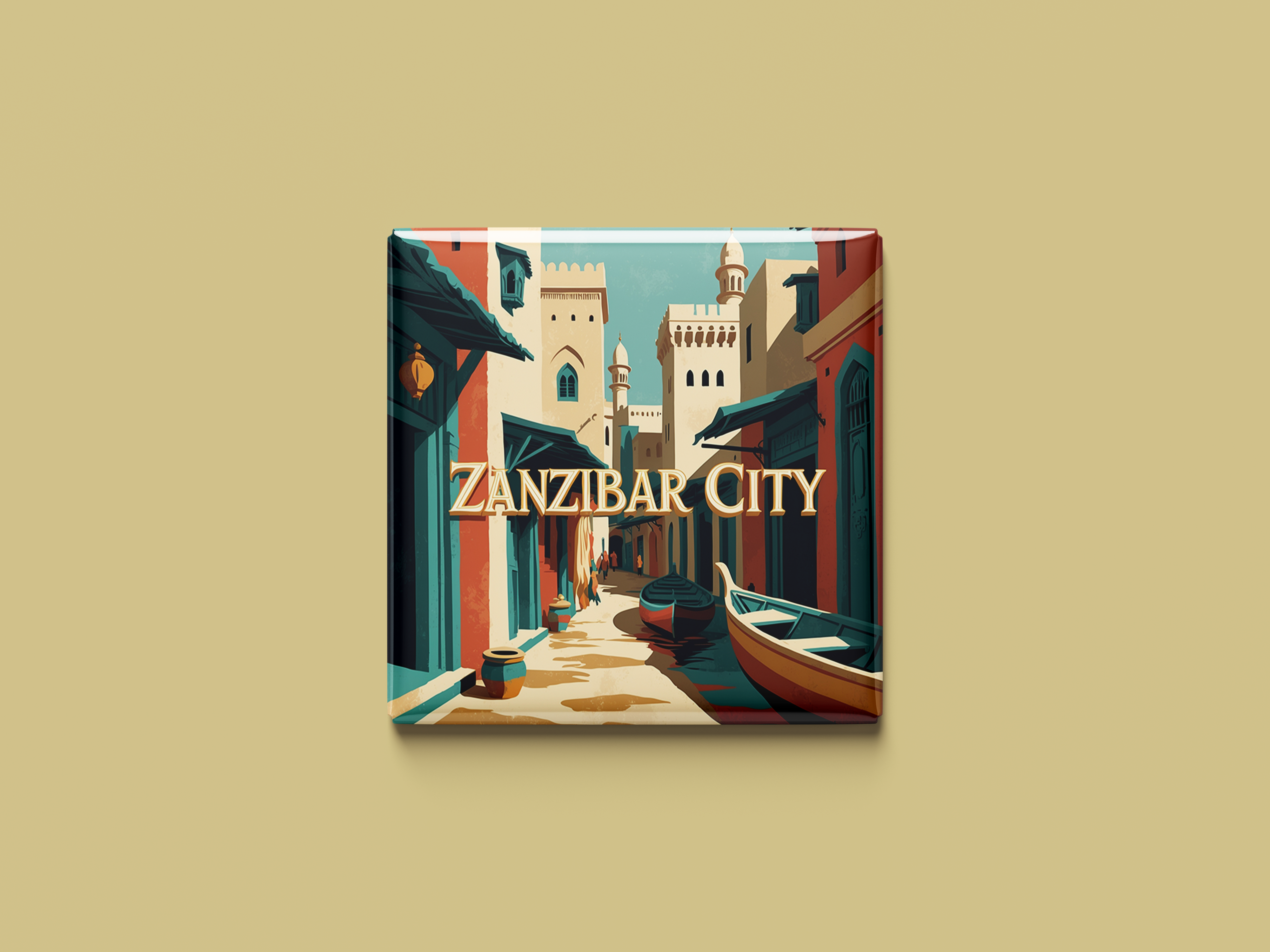 Magnetkollektion Sansibar-Stadt