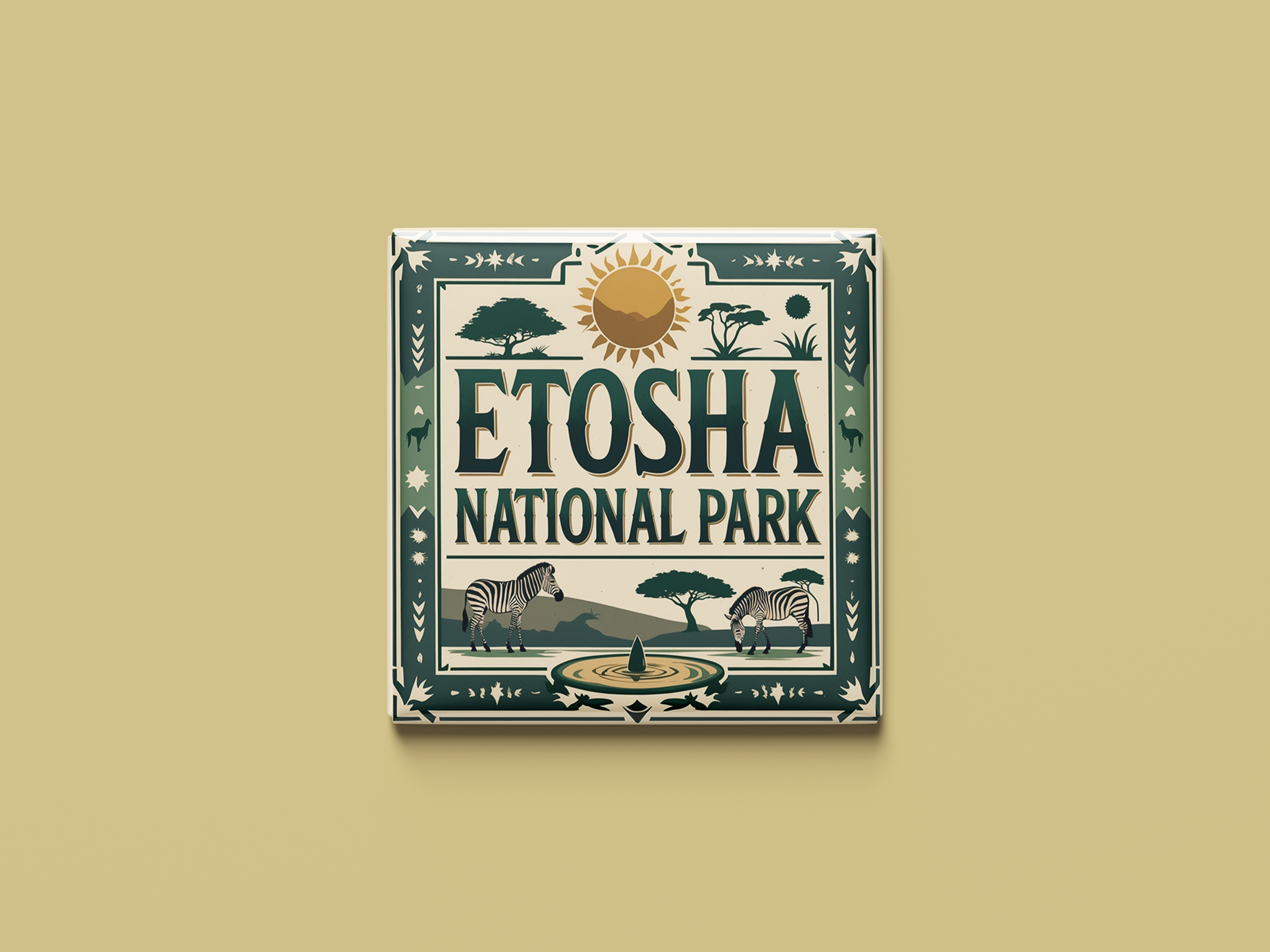 Magnetkollektion Etosha Nationalpark