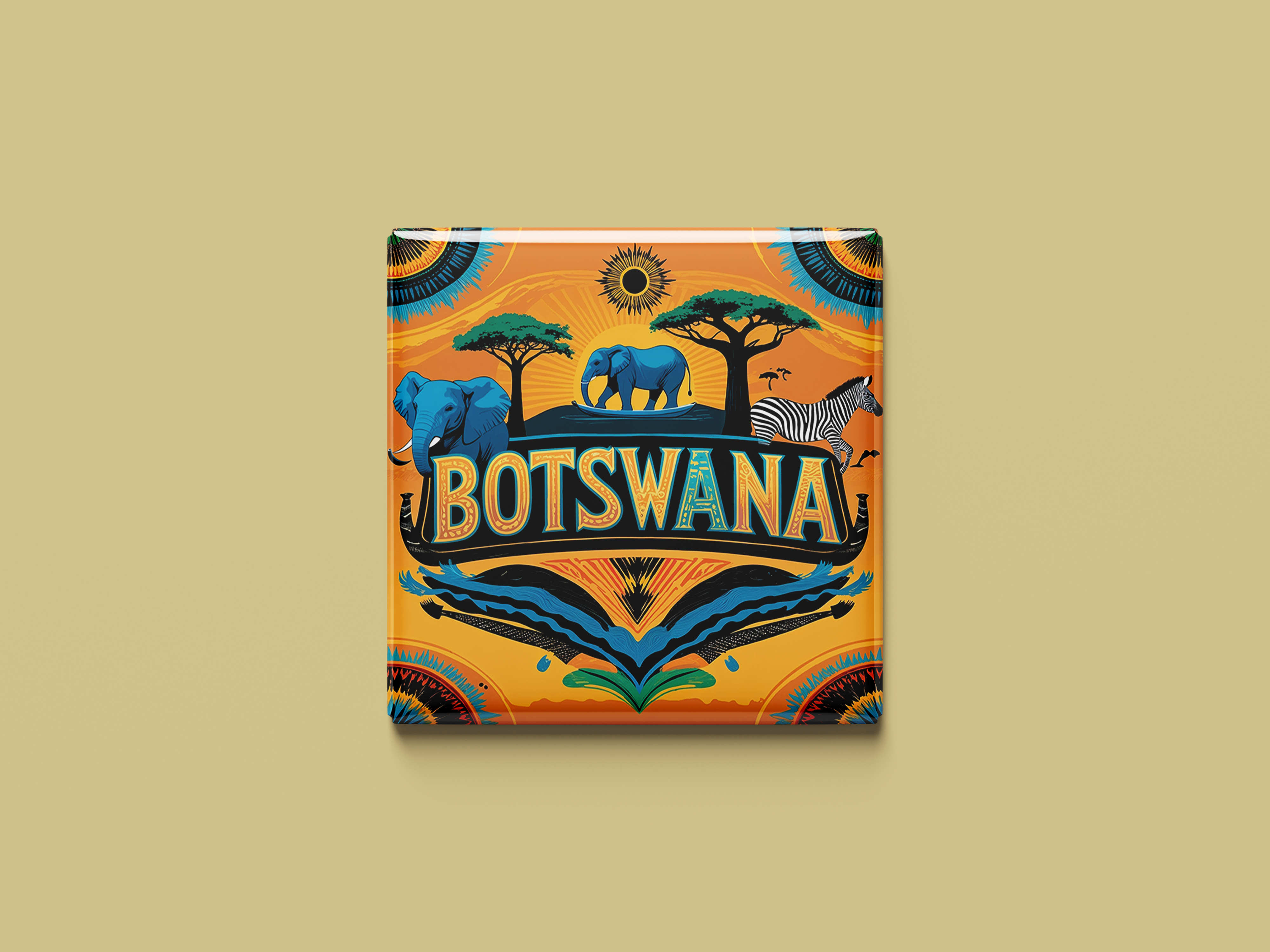Botswana Magnetkollektion
