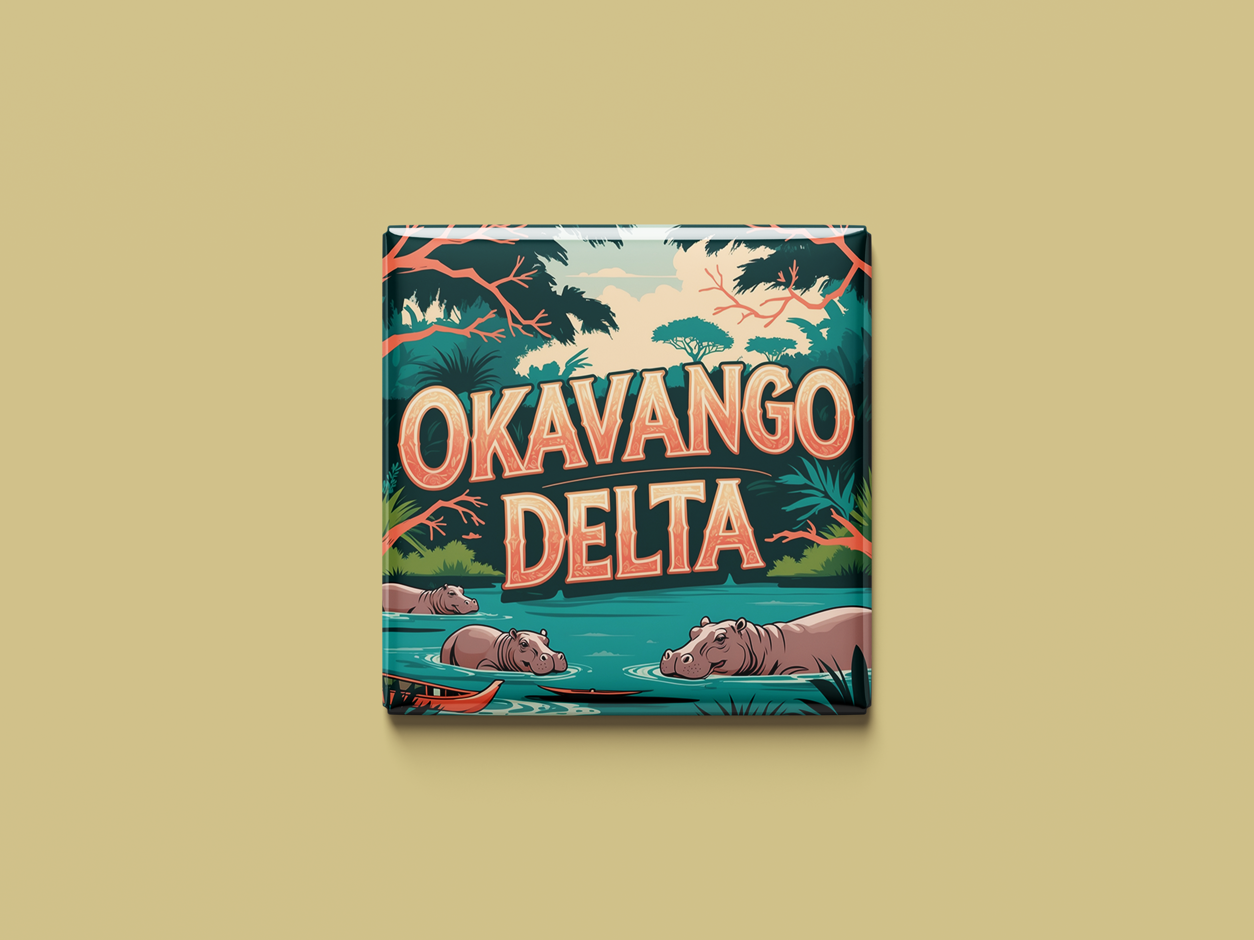 Magnetkollektion Okavango Delta