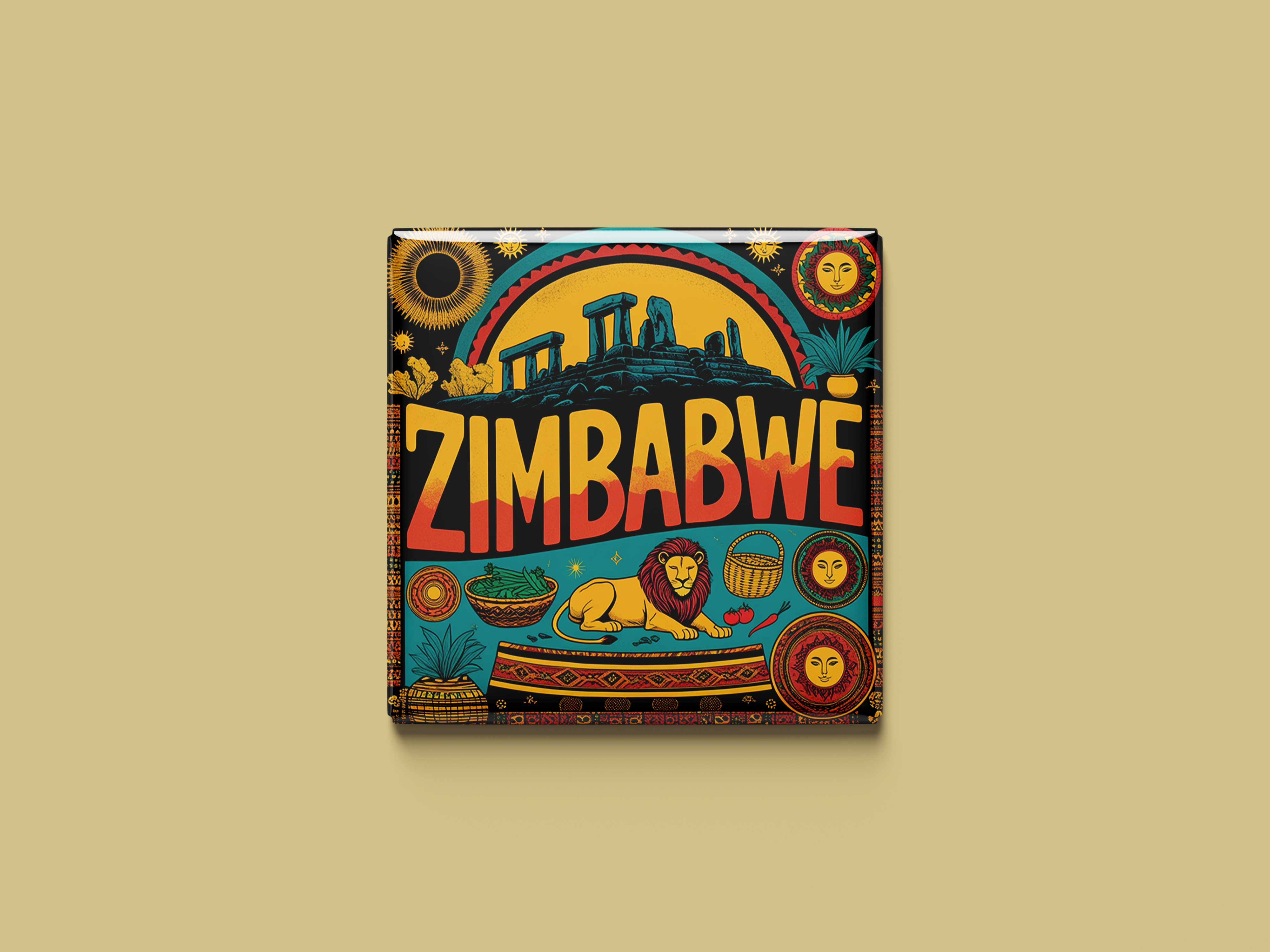 Zimbabwe Magnet Collection
