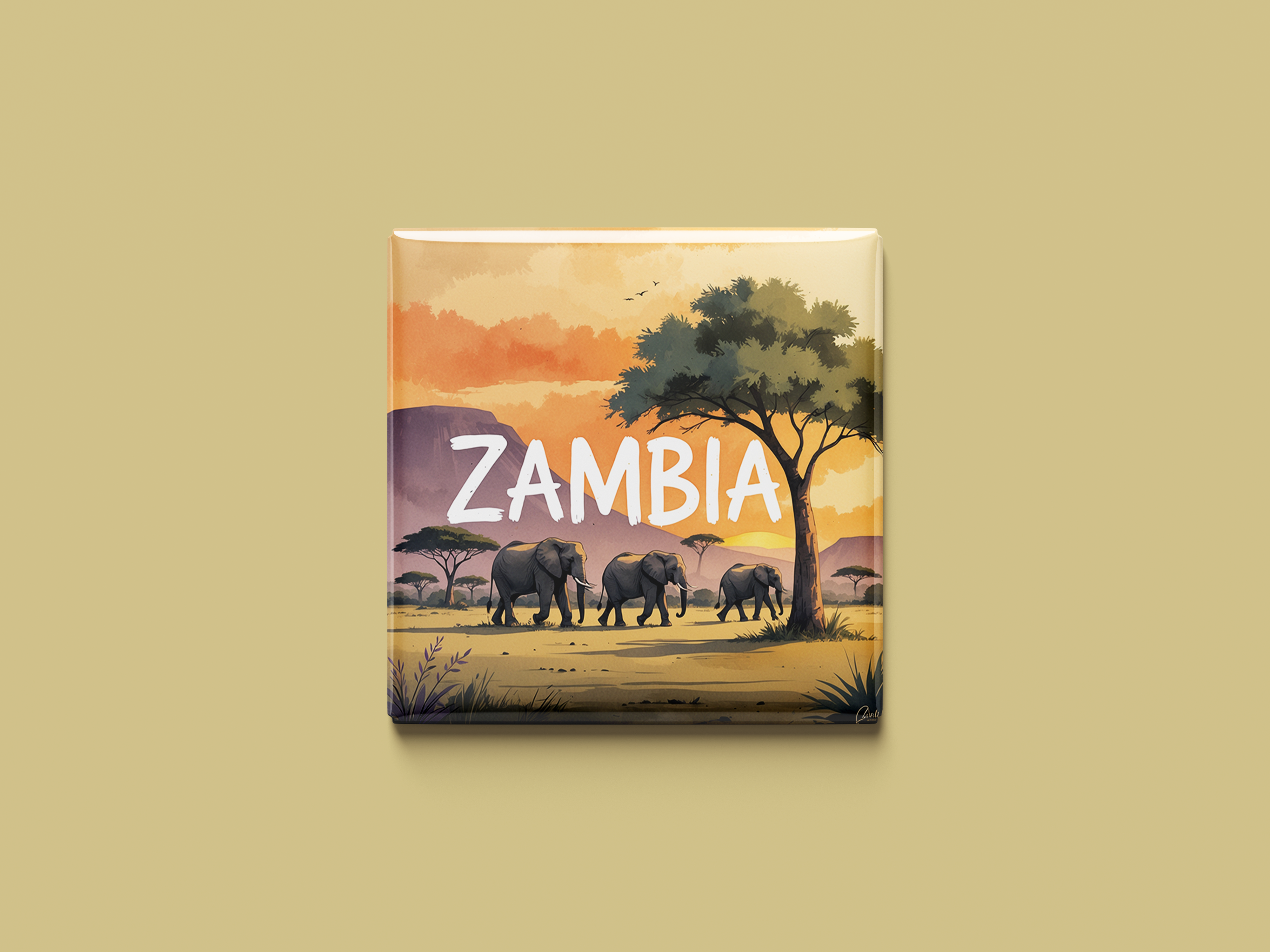 Zambia Magnet Collection