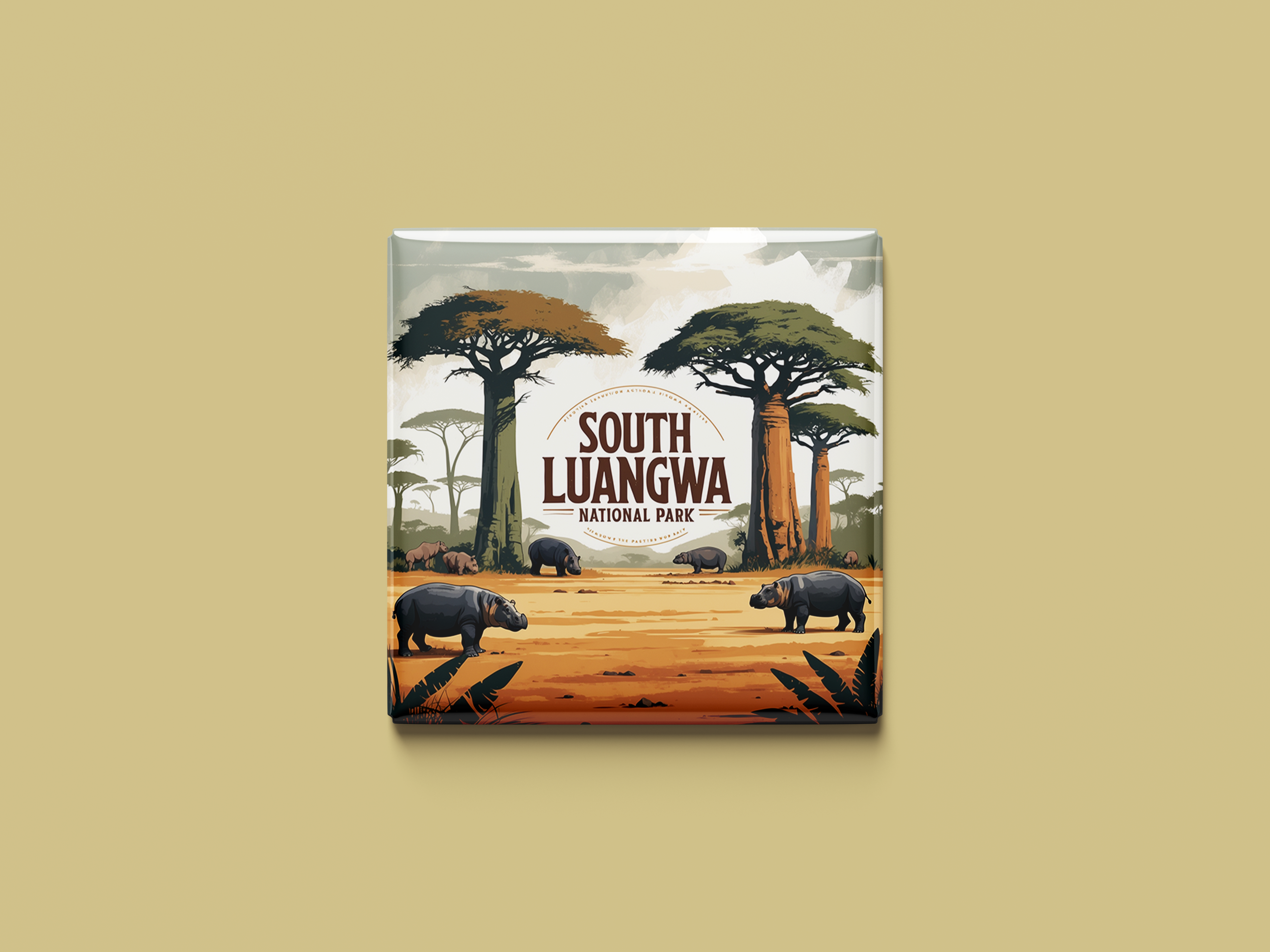 Magnetkollektion South Luangwa Nationalpark