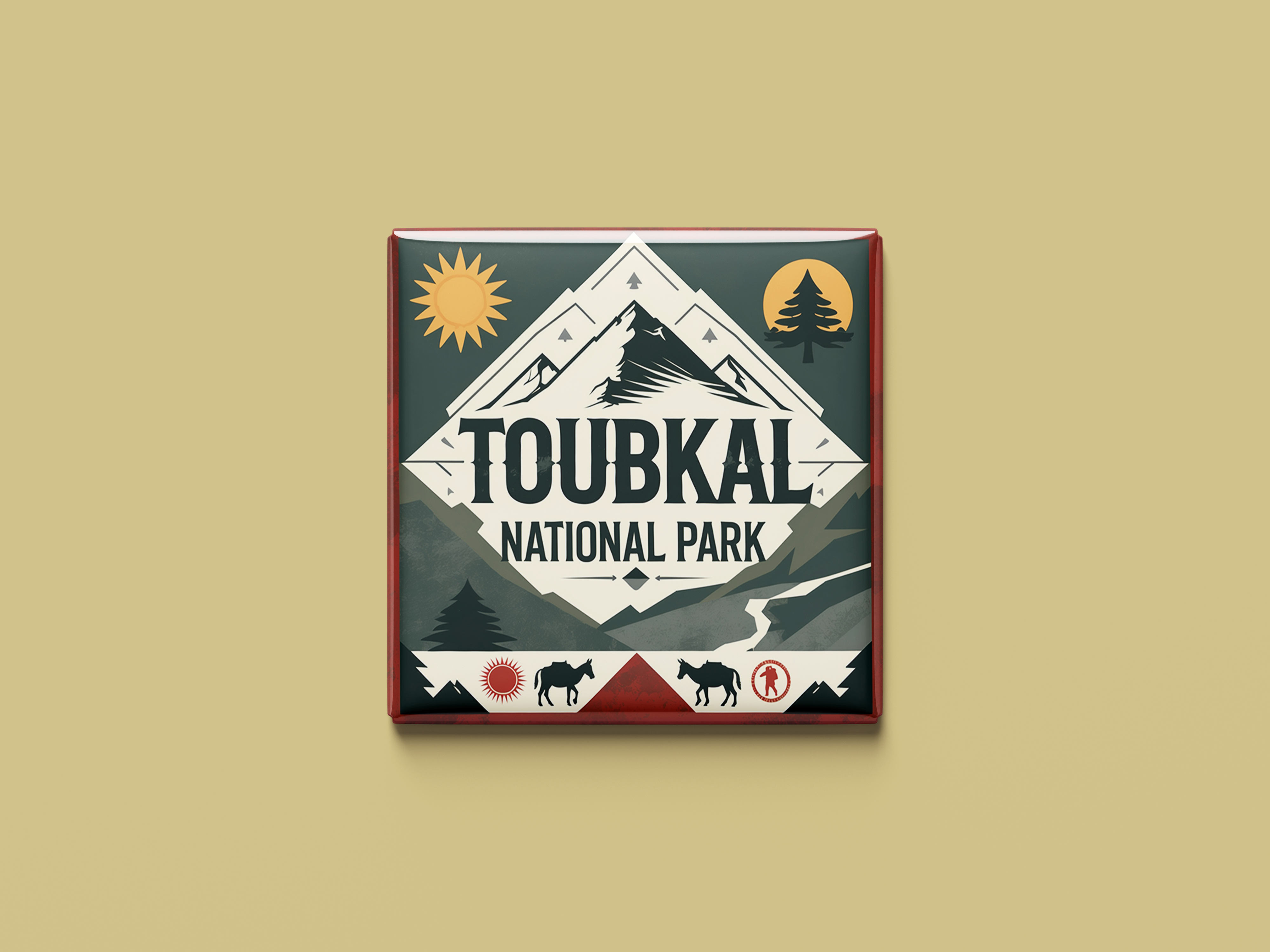 Magnetkollektion Toubkal Nationalpark