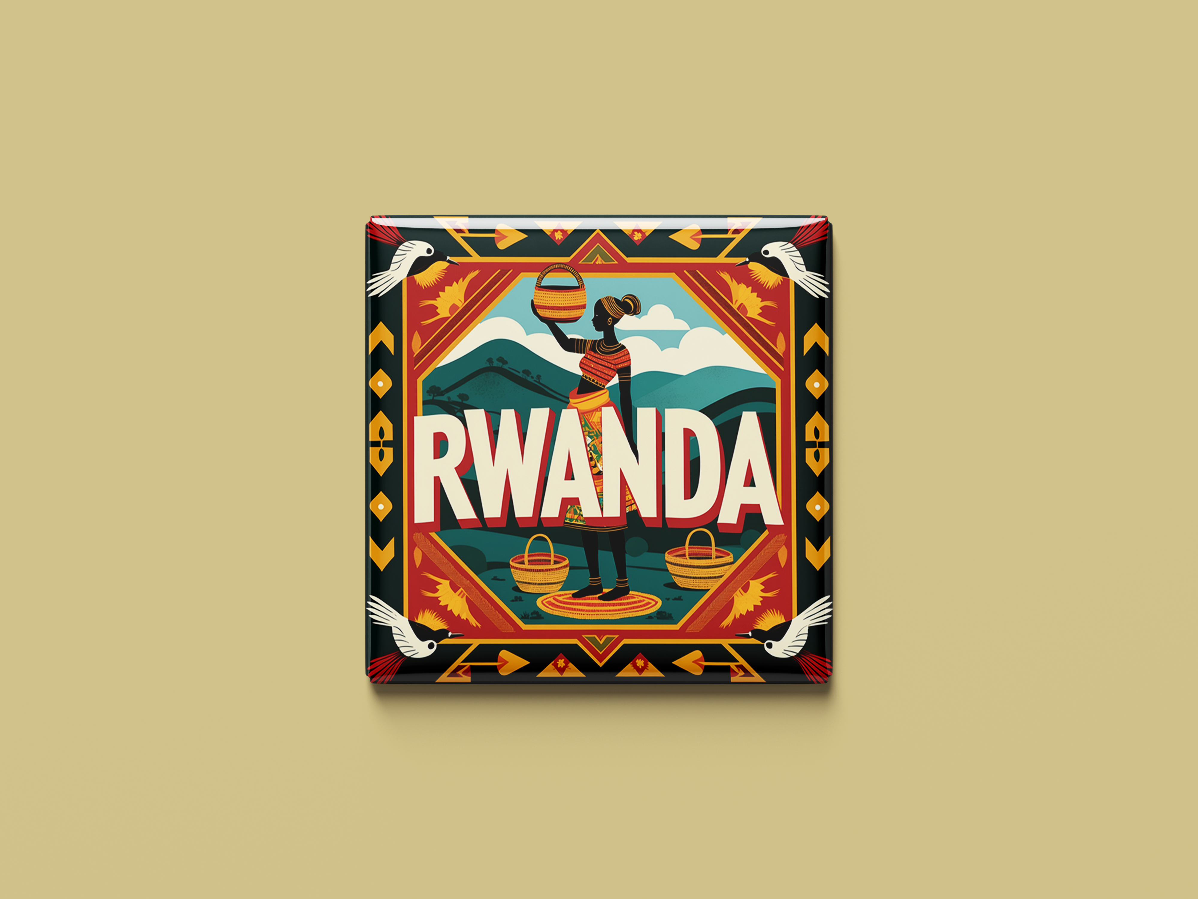 Ruanda Magnetkollektion