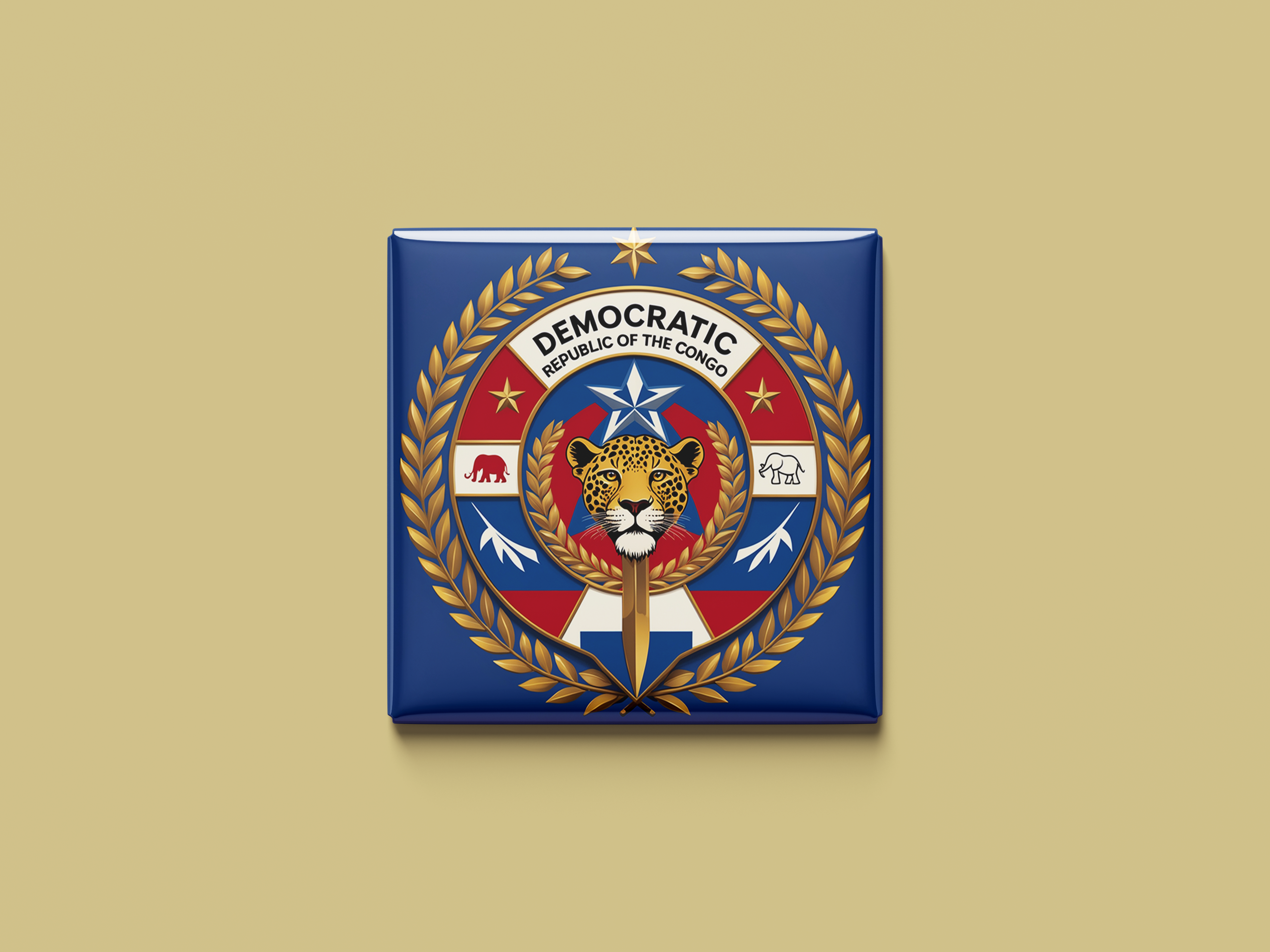 Dem. Republik Kongo Magnetkollektion