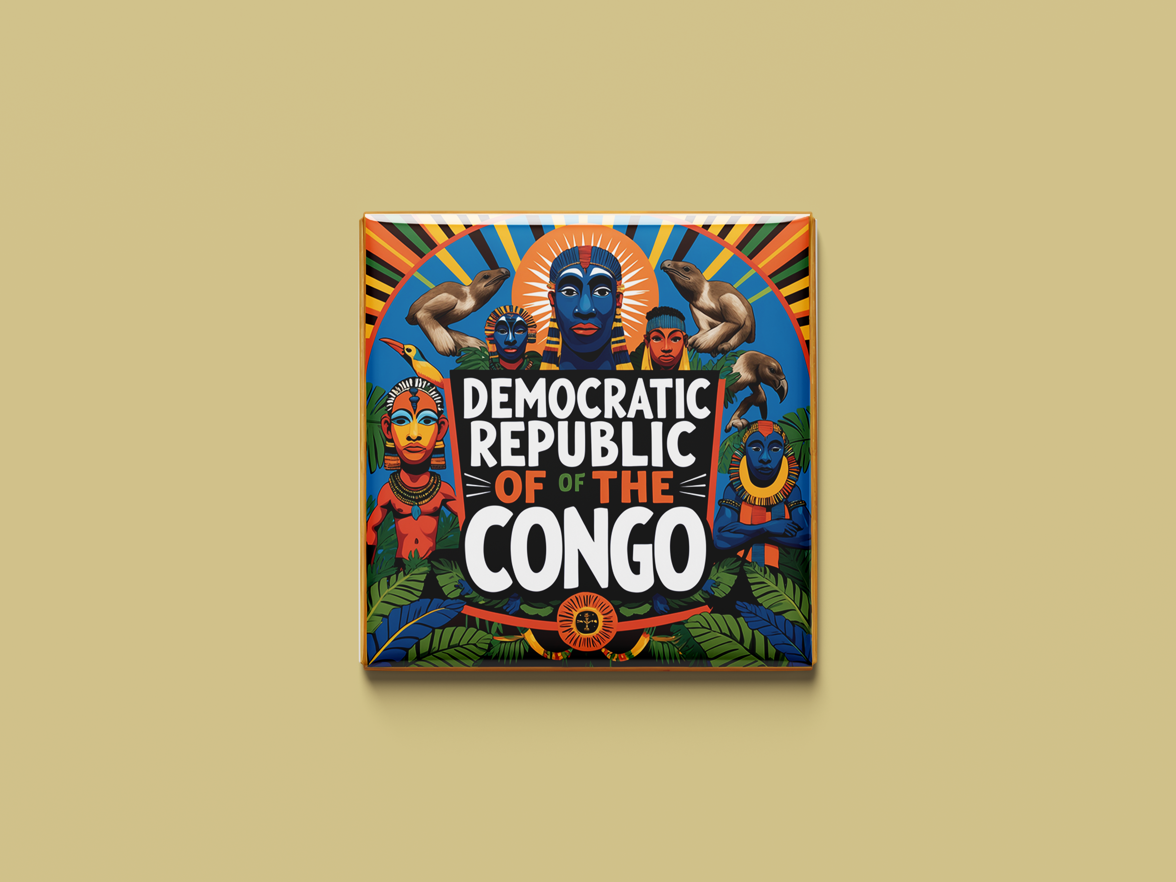Dem. Republik Kongo Magnetkollektion