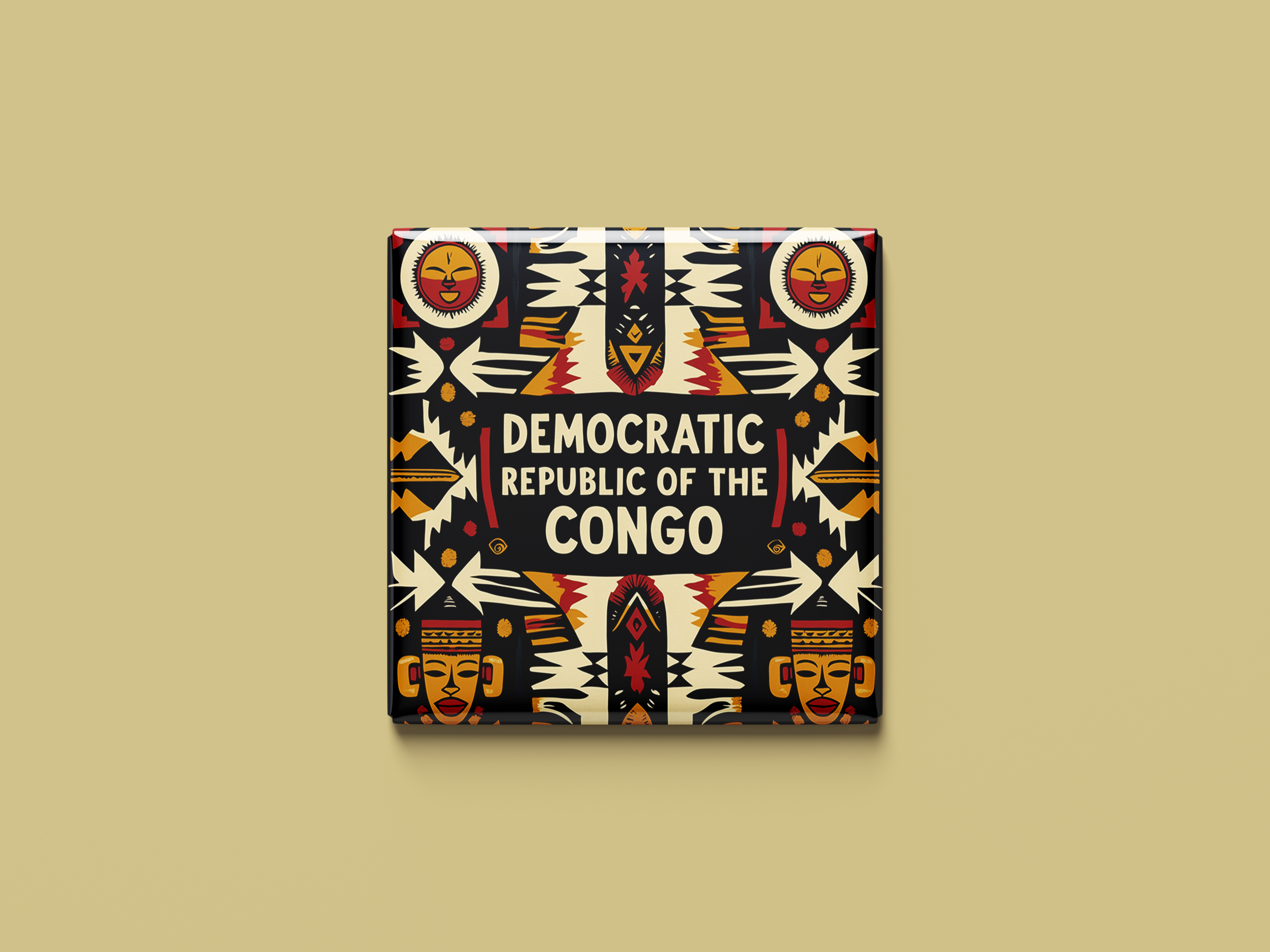 Dem. Republik Kongo Magnetkollektion