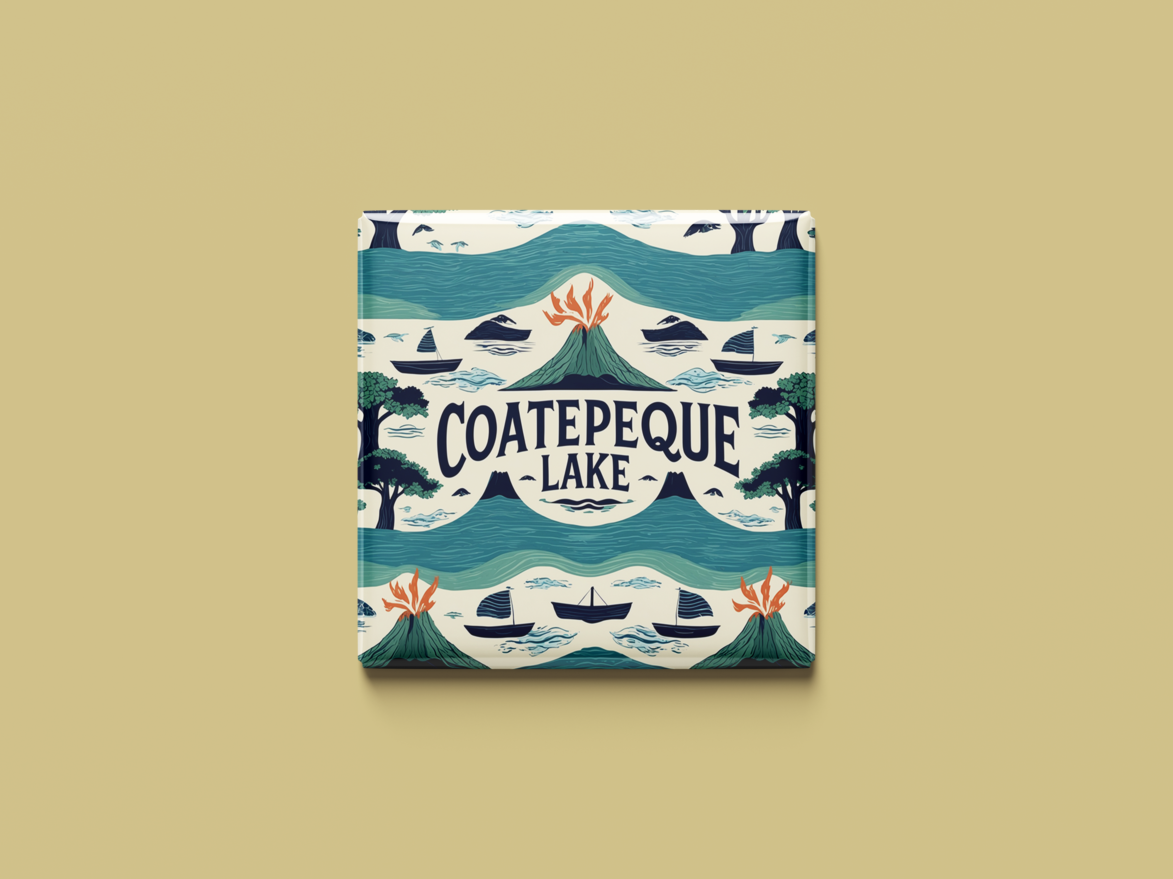 Magnetkollektion Coatepeque Lake