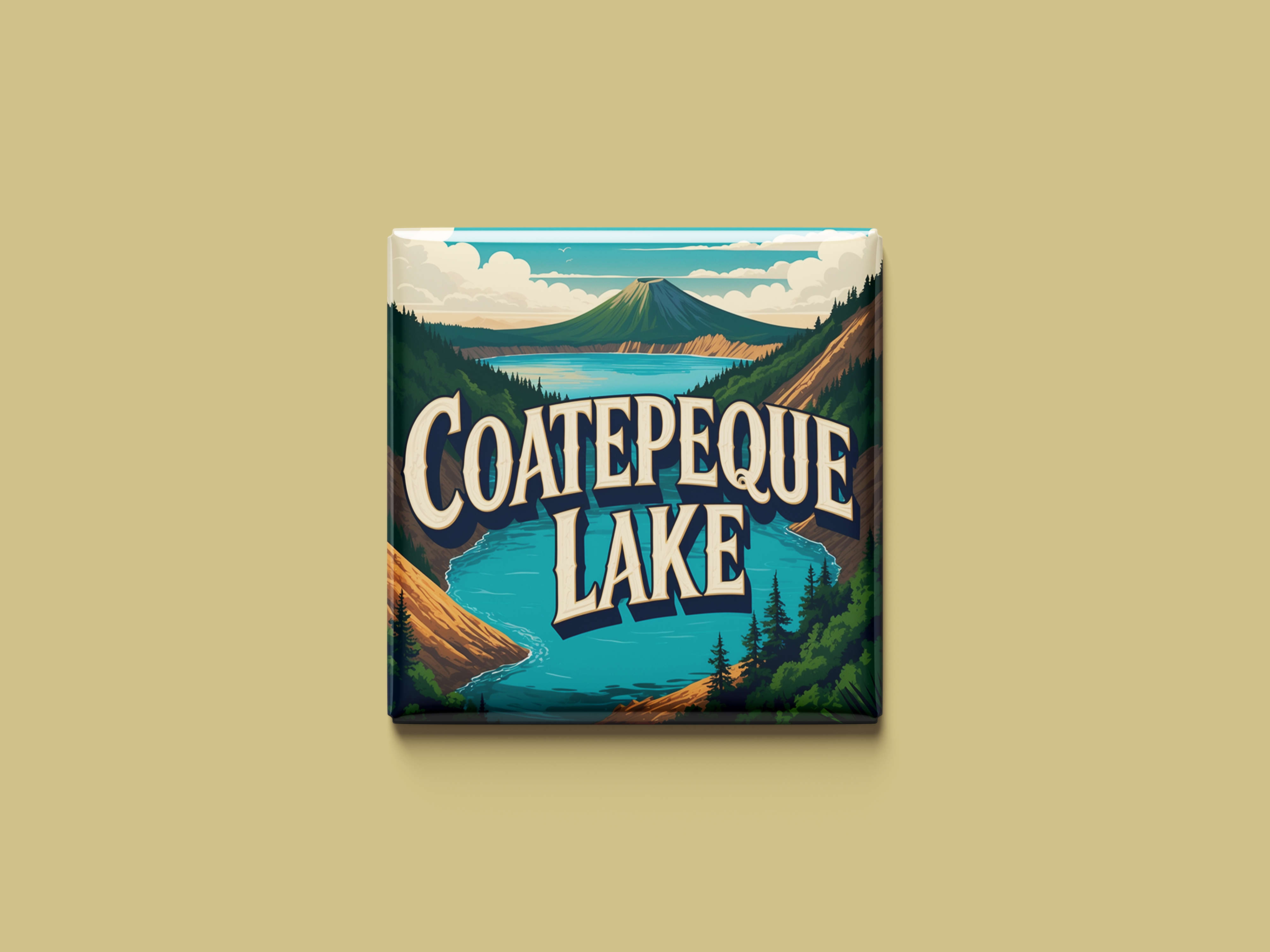 Magnetkollektion Coatepeque Lake