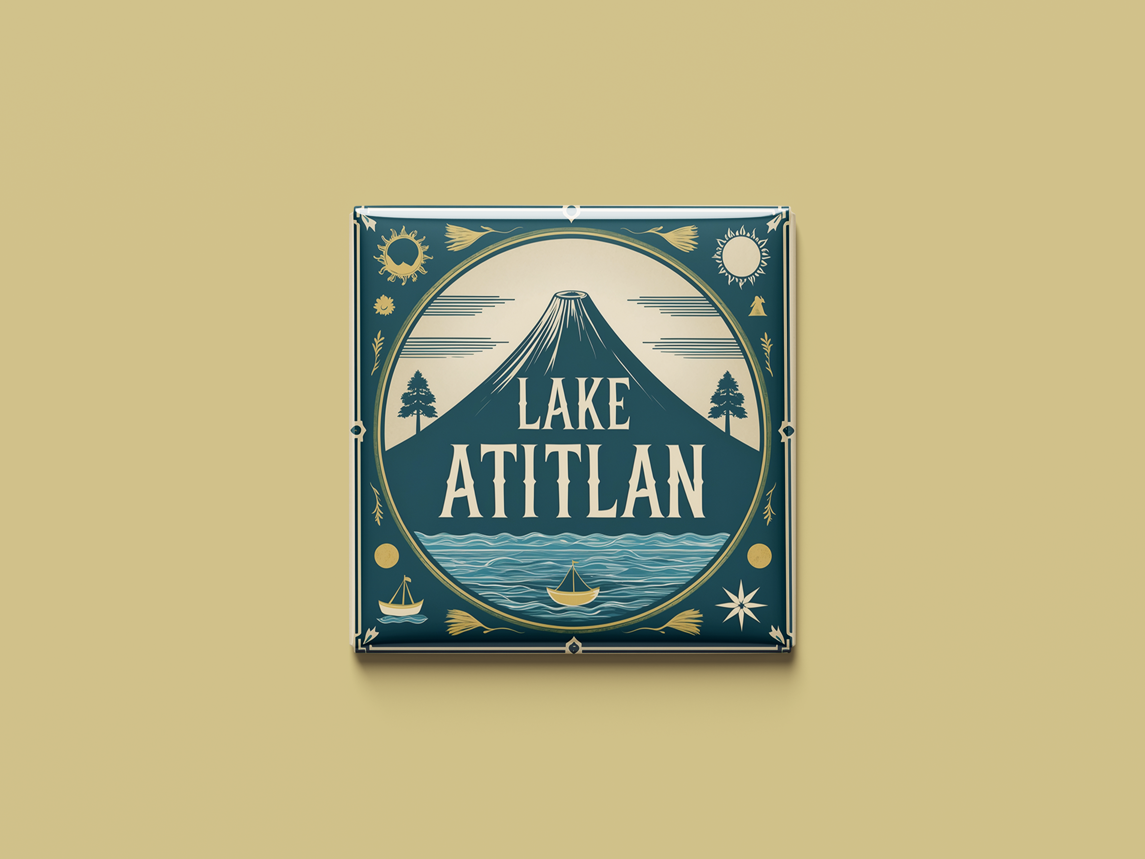 Magnetkollektion Lake Atitlán