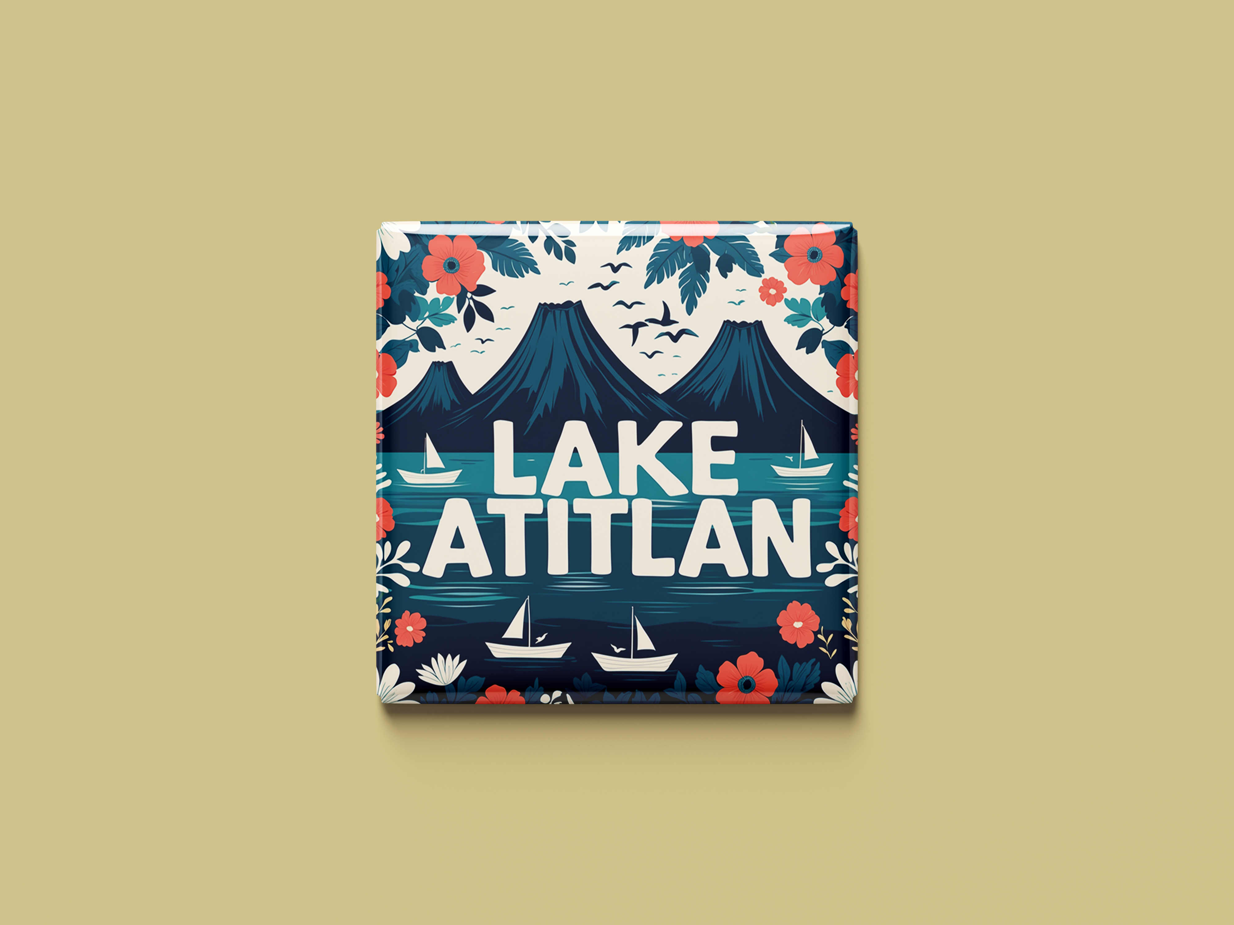 Magnetkollektion Lake Atitlán