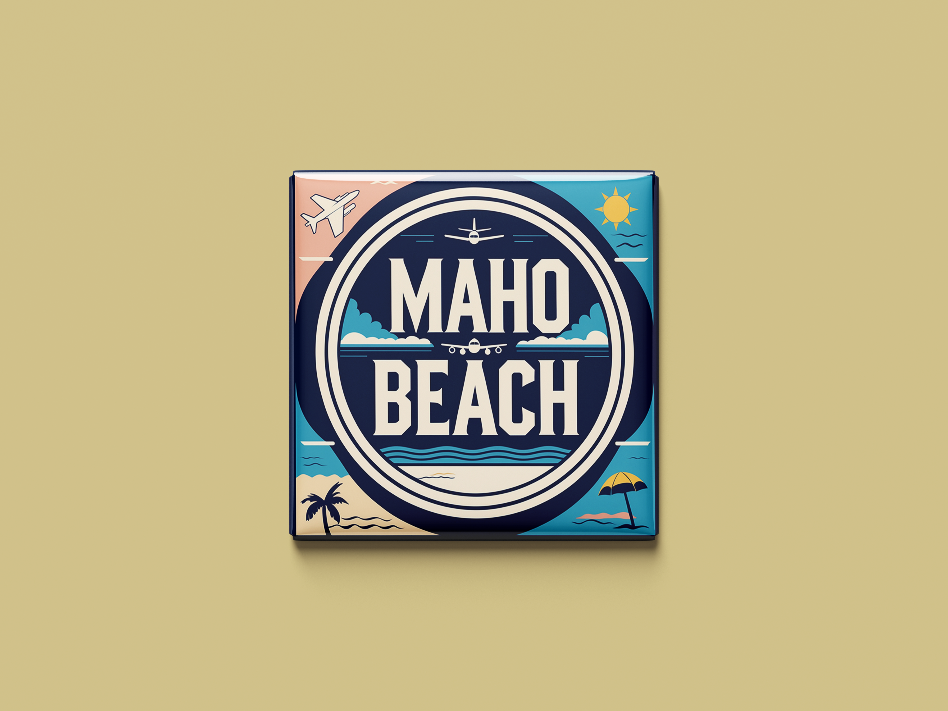 Magnetkollektion Maho Beach