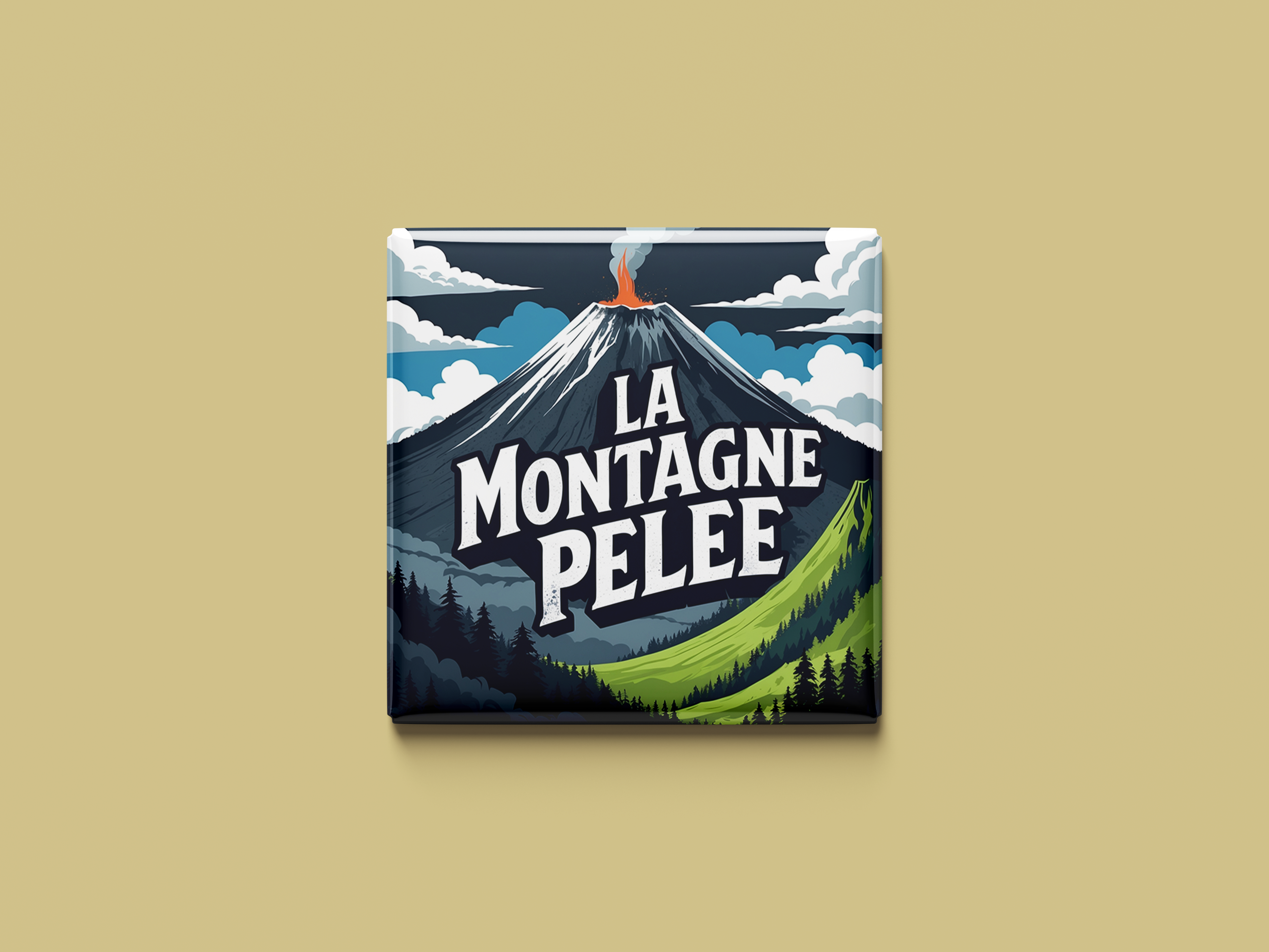 Magnetkollektion La Montagne Pelée