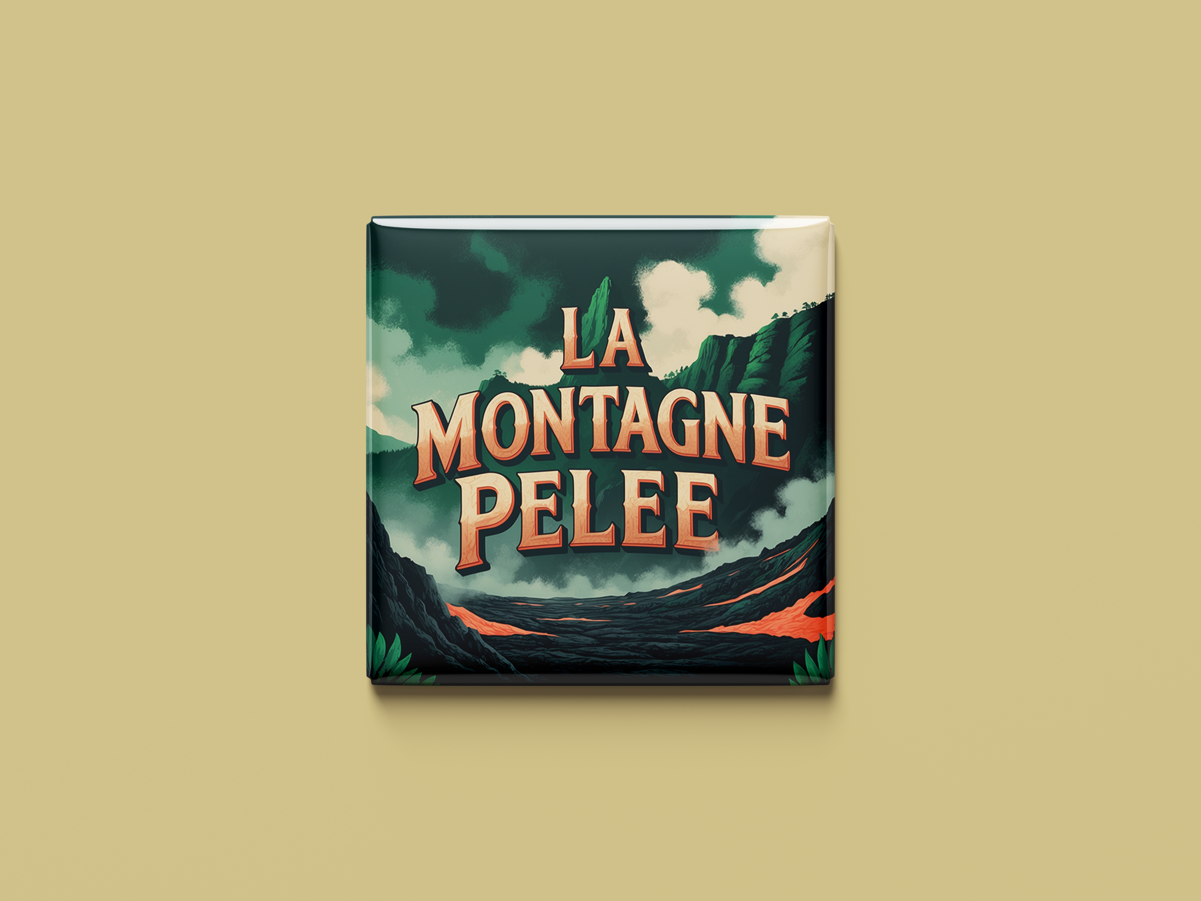 Magnetkollektion La Montagne Pelée