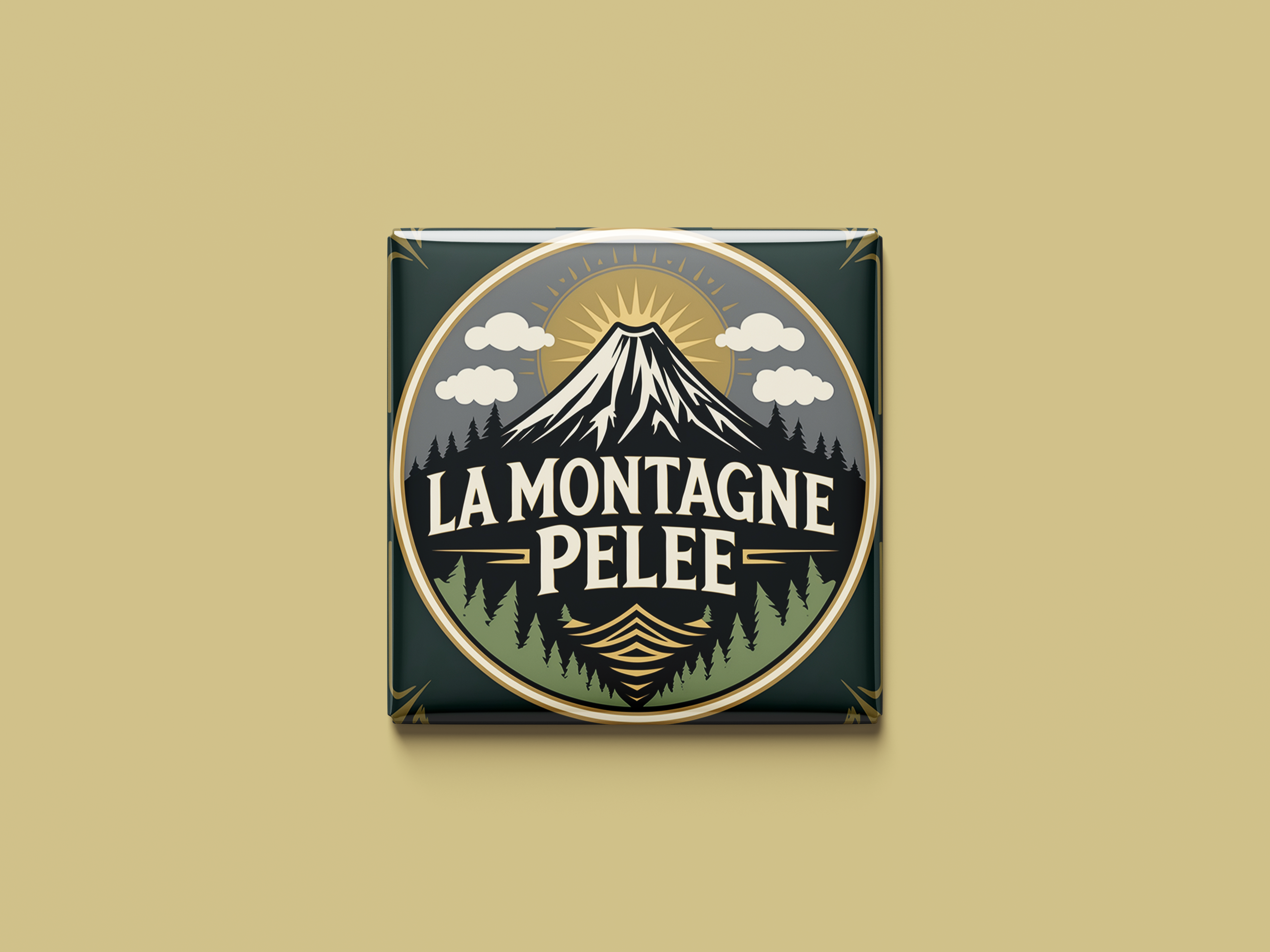 Magnetkollektion La Montagne Pelée