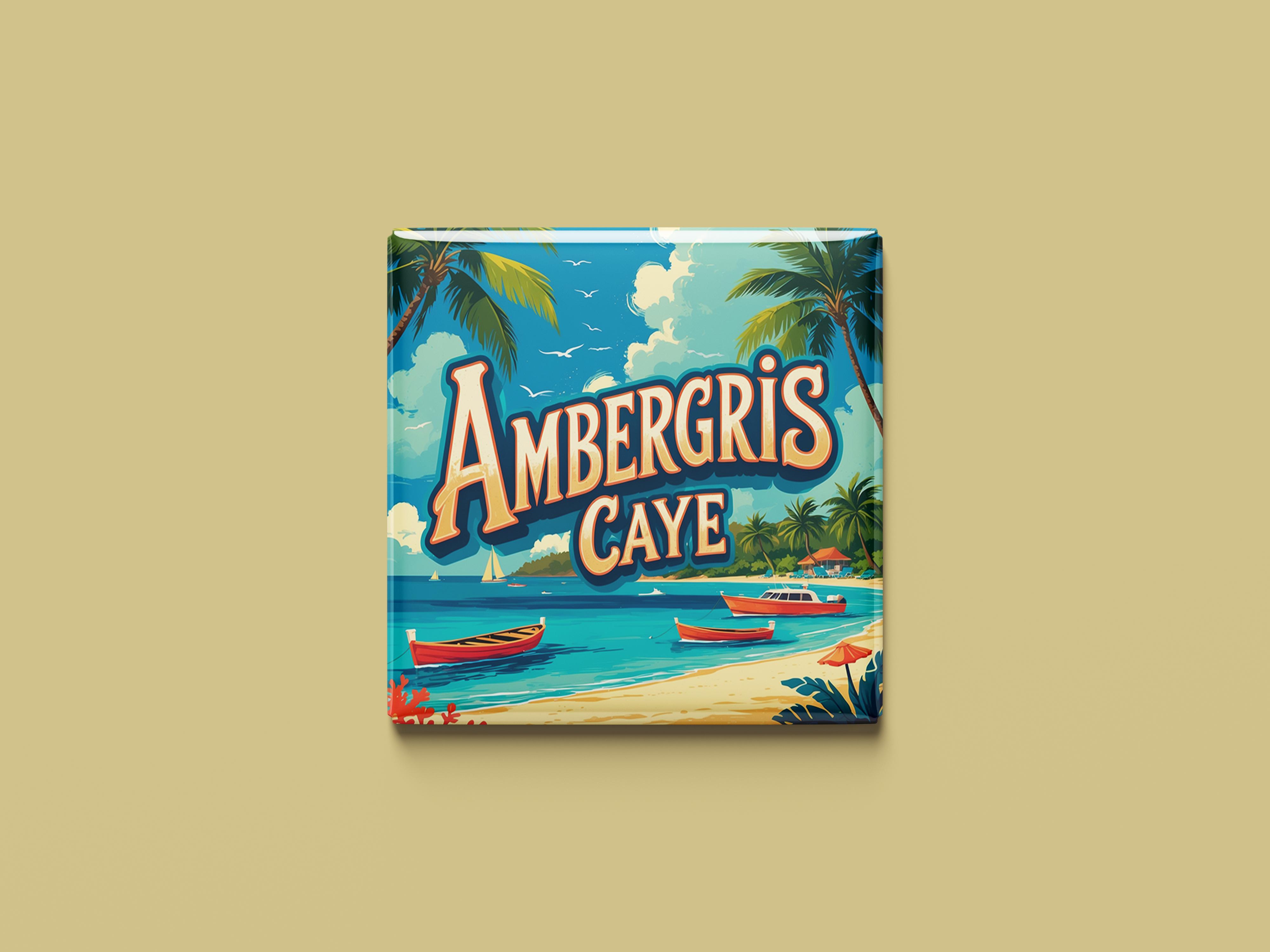 Magnetkollektion Ambergris Caye