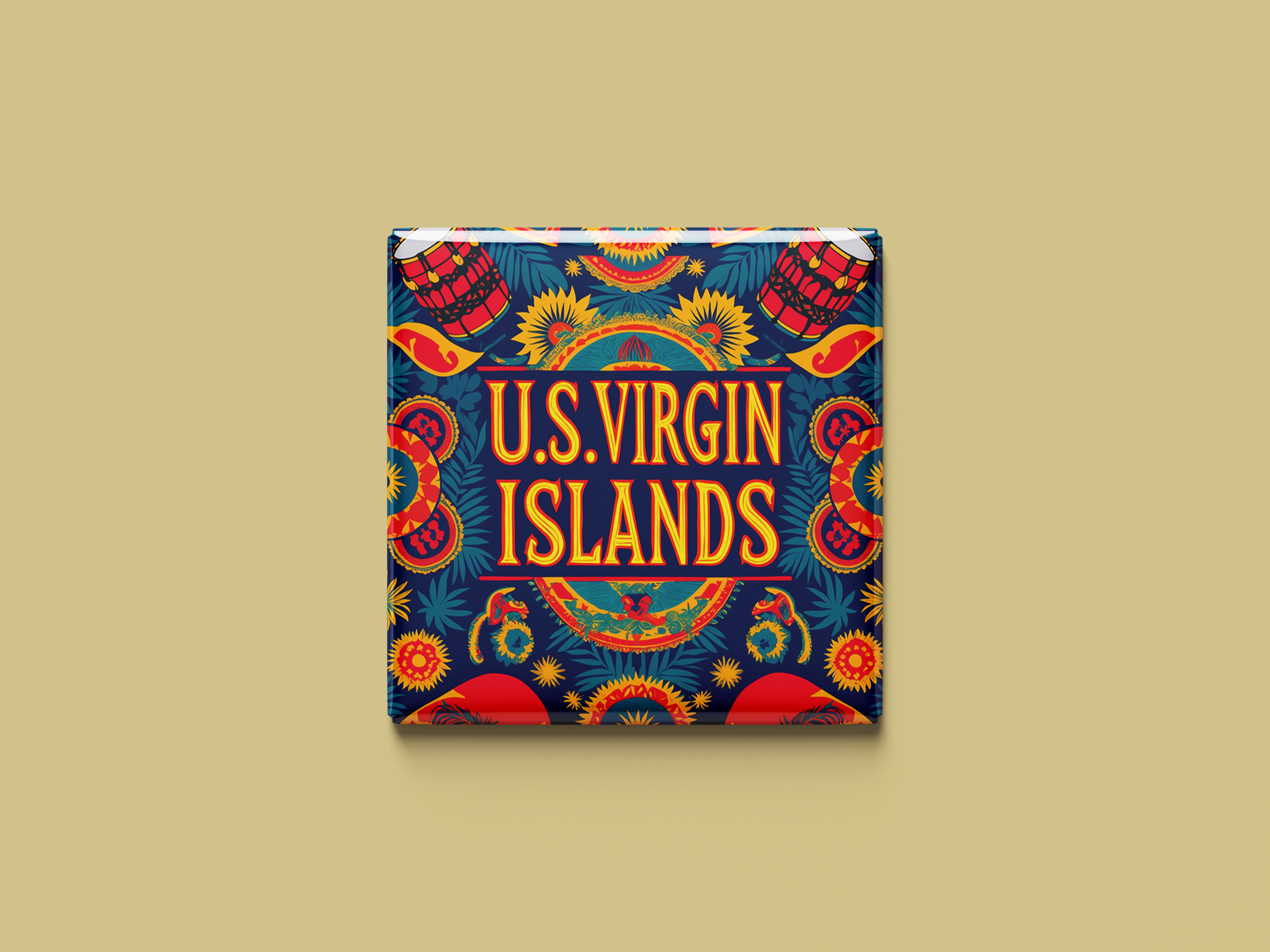 Amerikanische Jungferninseln Magnetkollektion