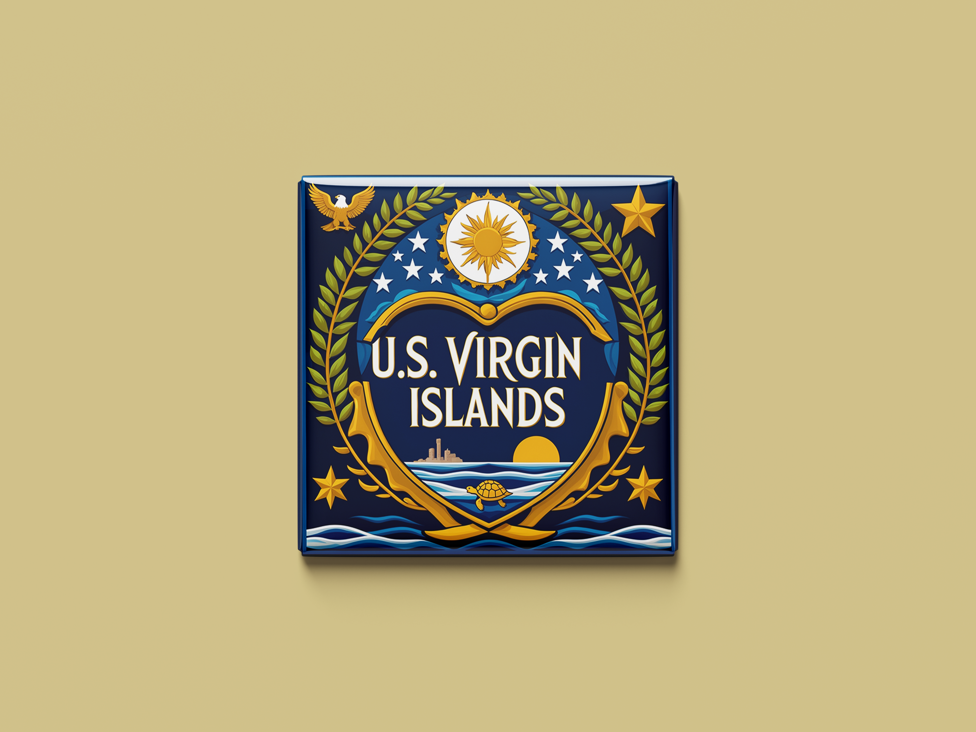 Amerikanische Jungferninseln Magnetkollektion