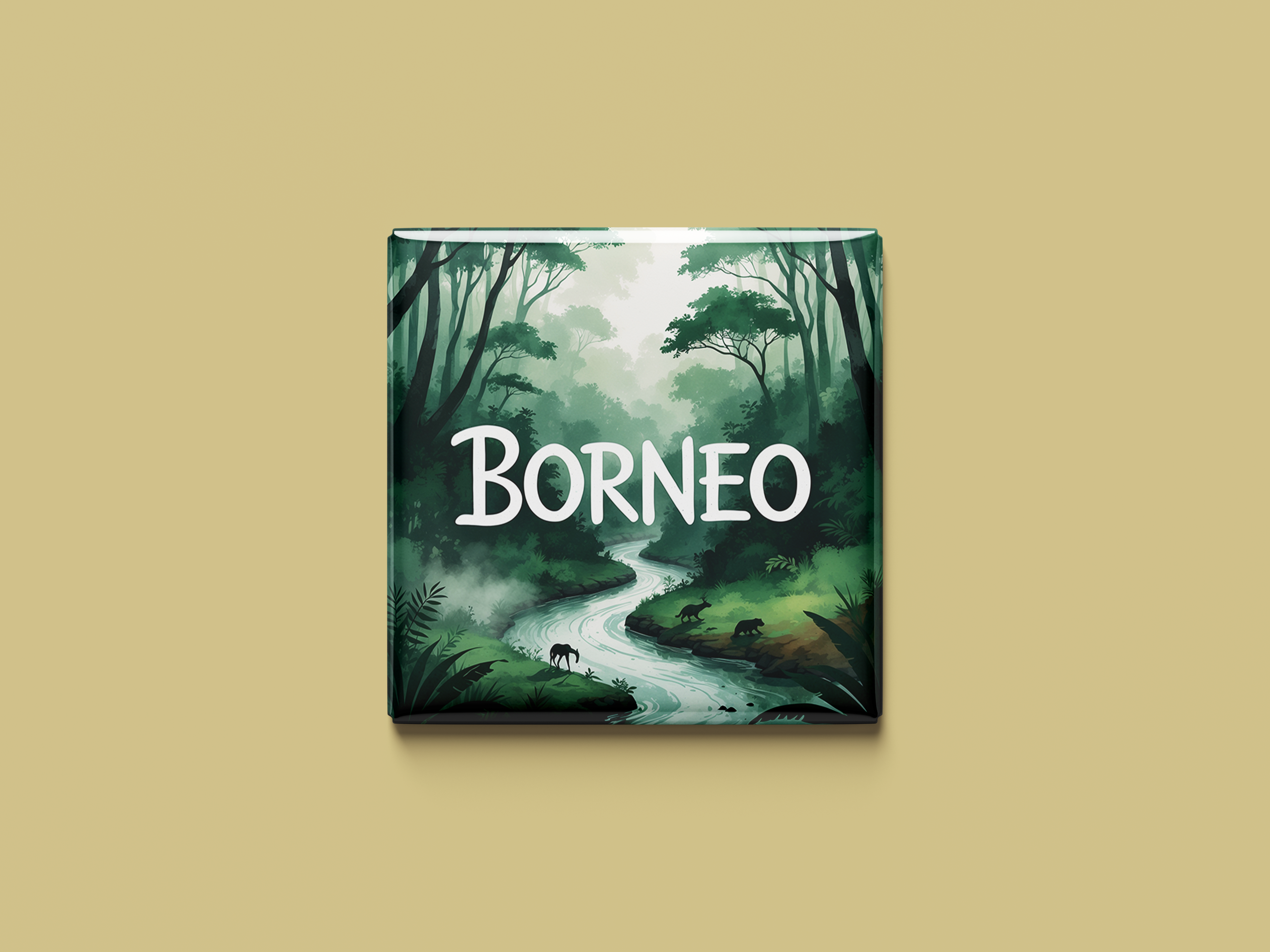 Magnetkollektion Borneo (Sabah und Sarawak)