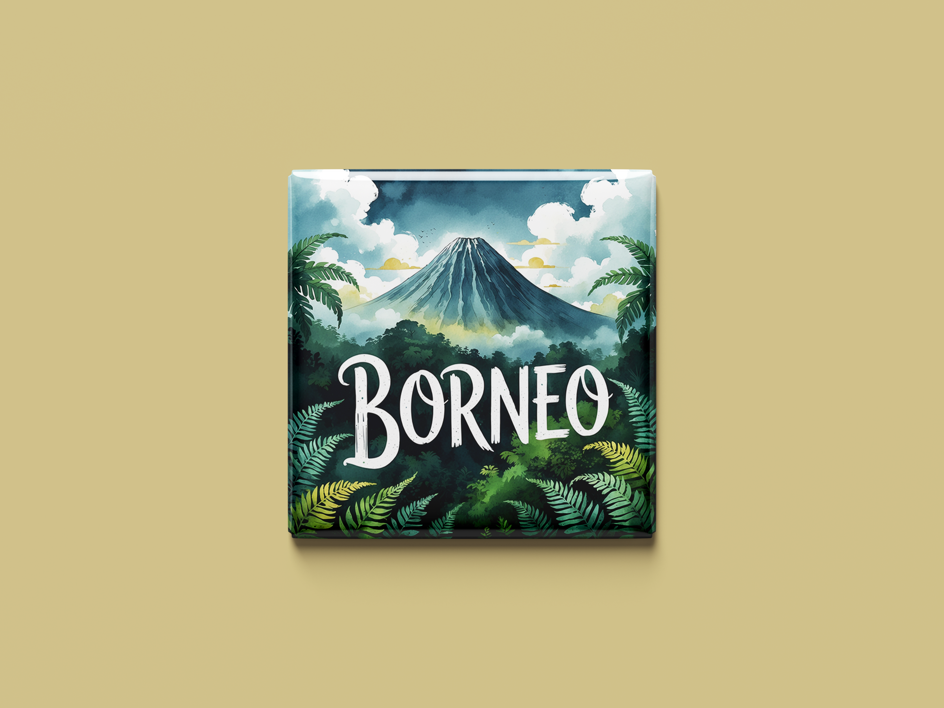 Magnetkollektion Borneo (Sabah und Sarawak)