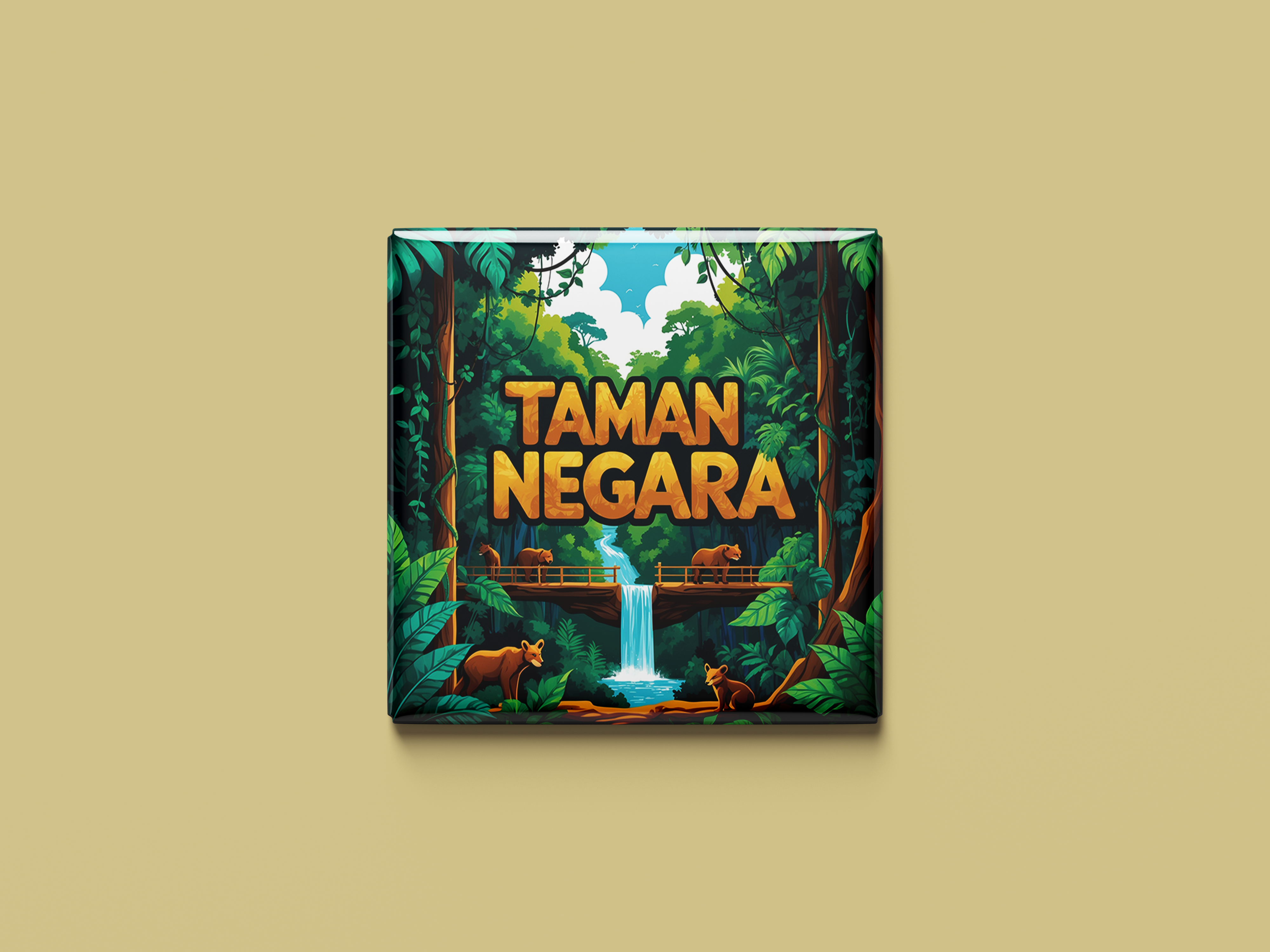 Magnetkollektion Taman Negara Nationalpark