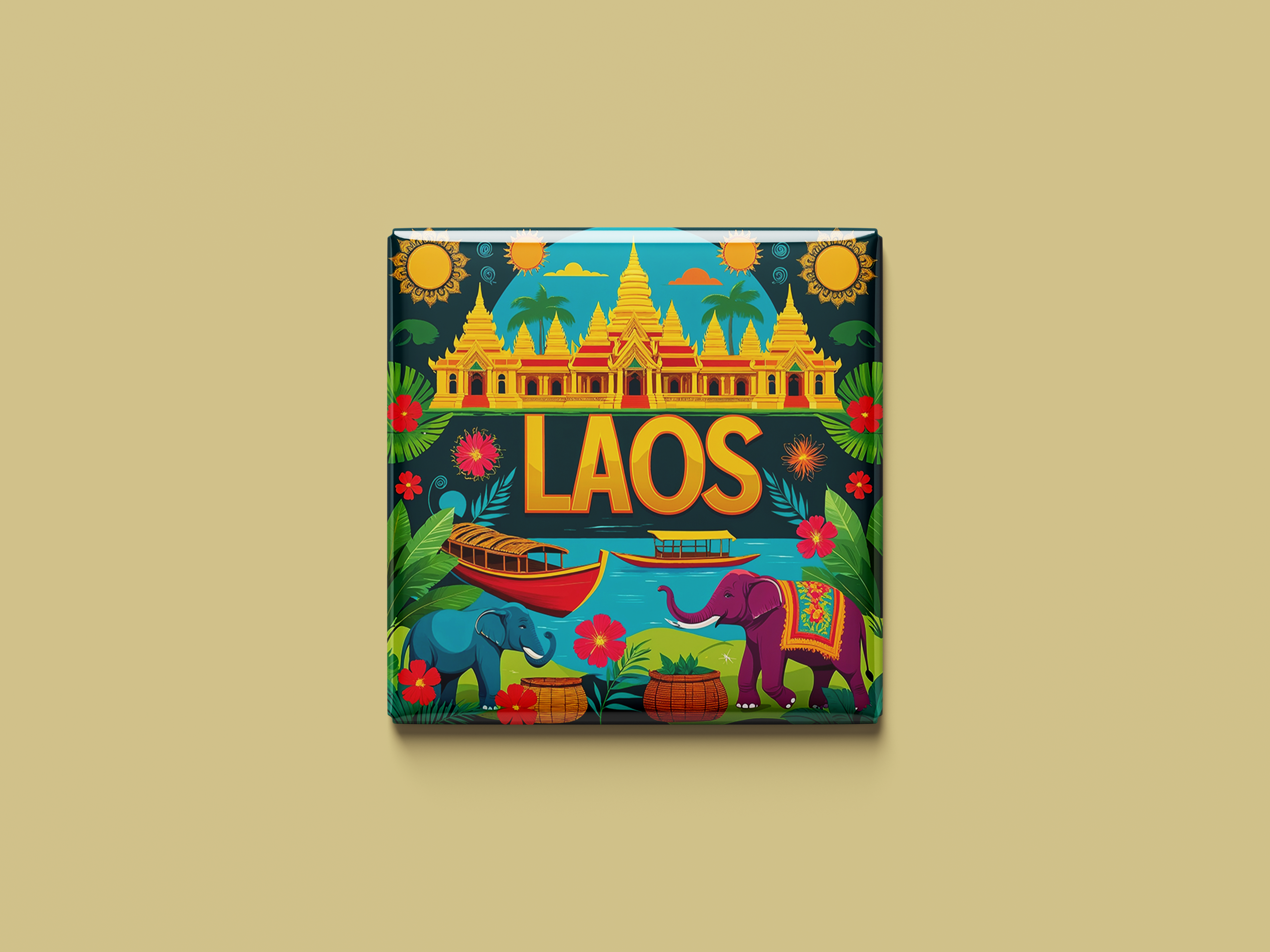 Magnet Laos Magnetkollektion