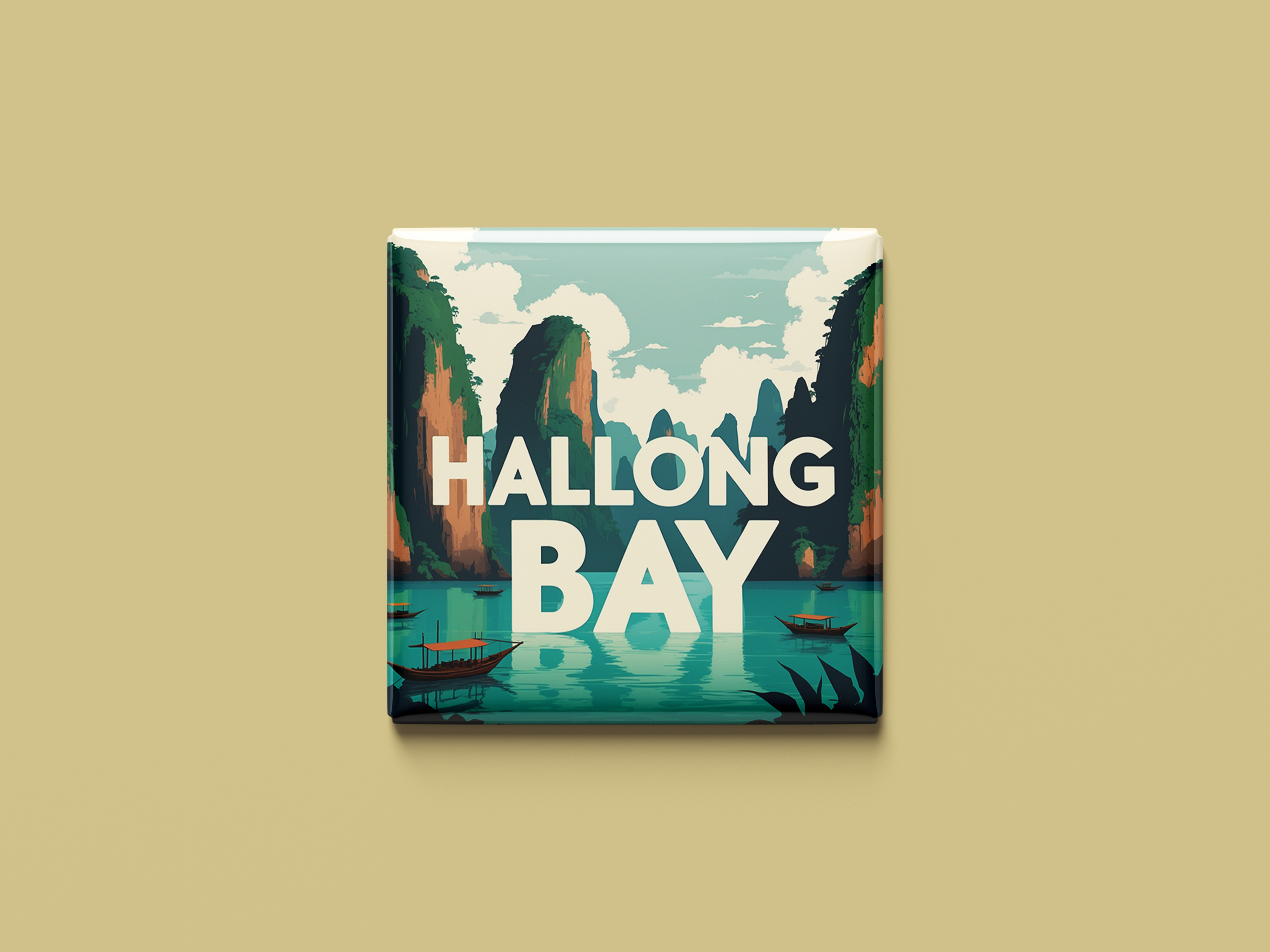 Magnetkollektion Halong-Bucht