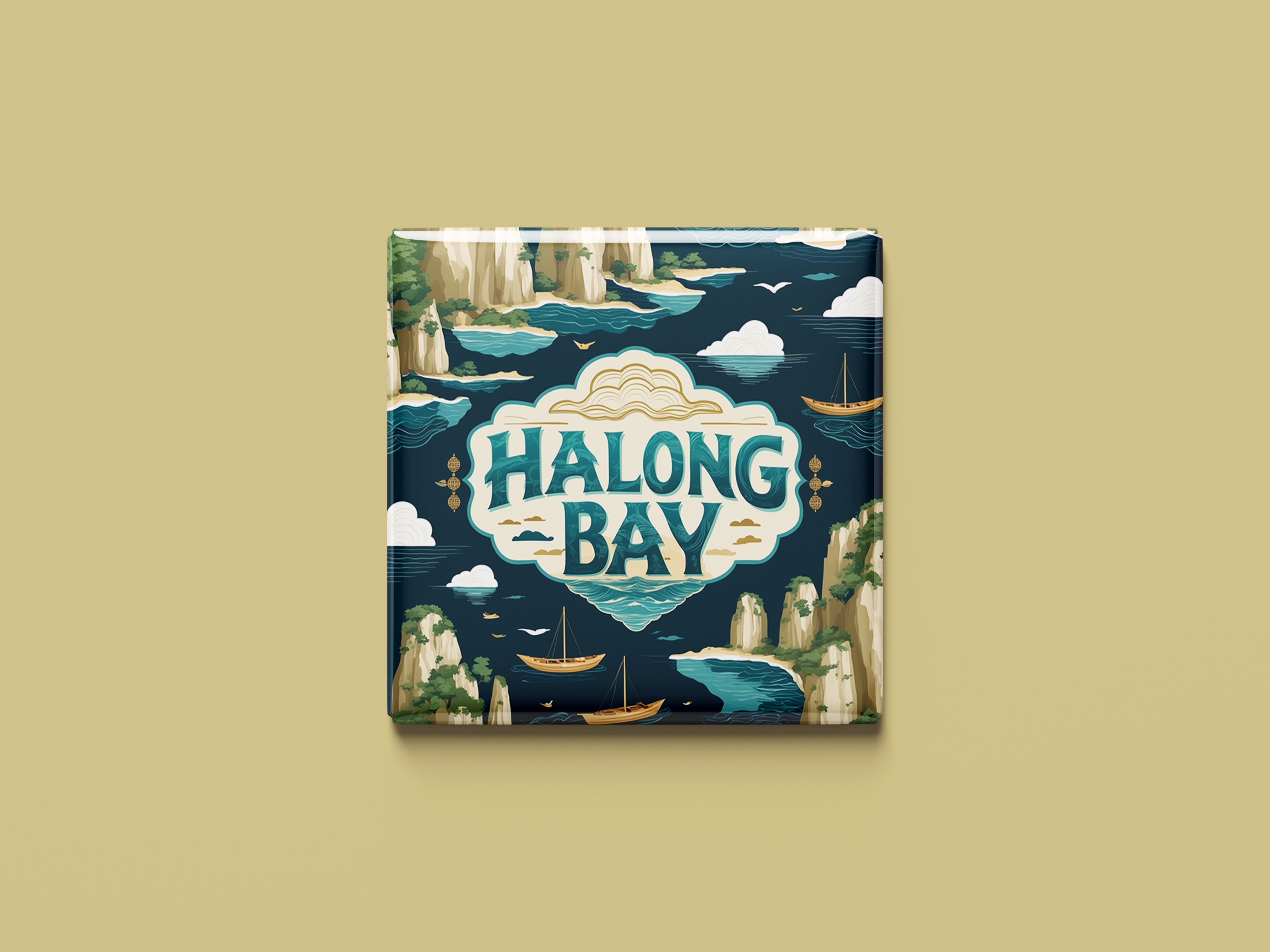 Magnetkollektion Halong-Bucht