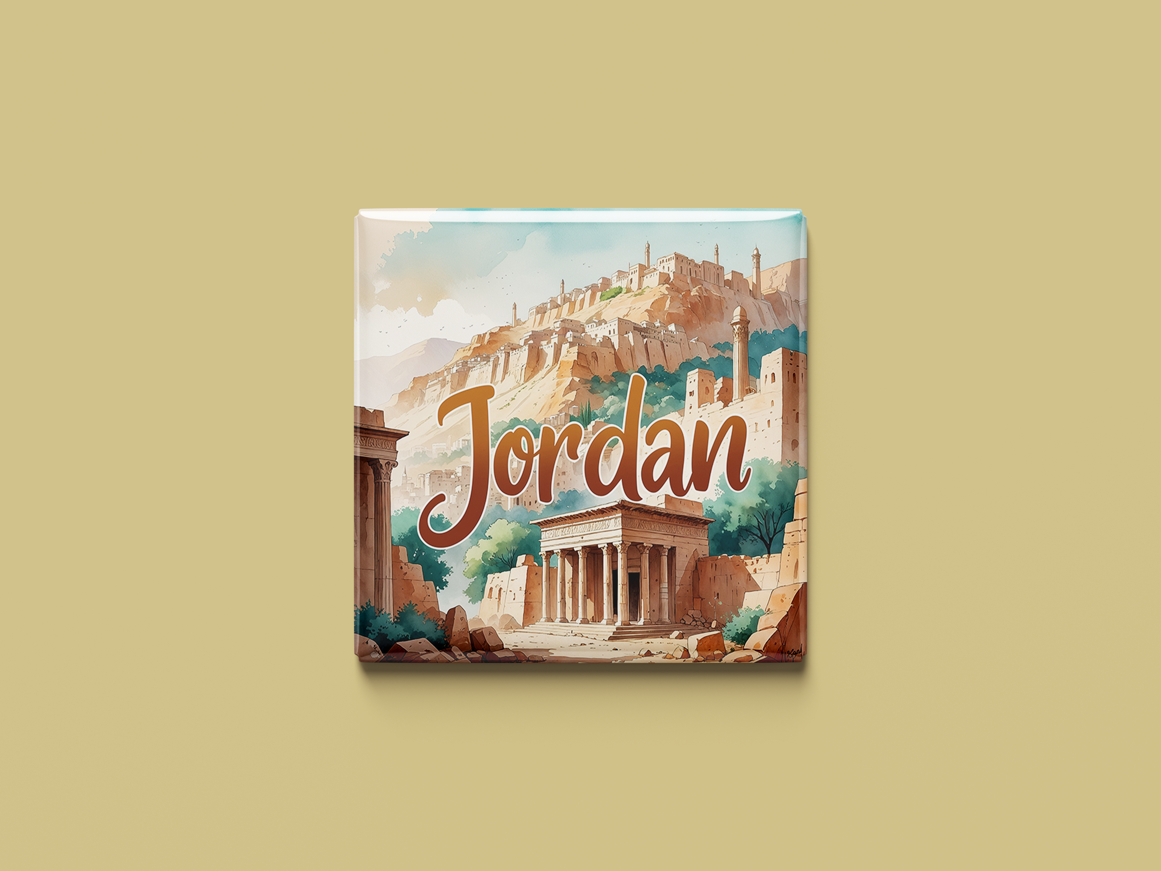 Jordanien Magnetkollektion