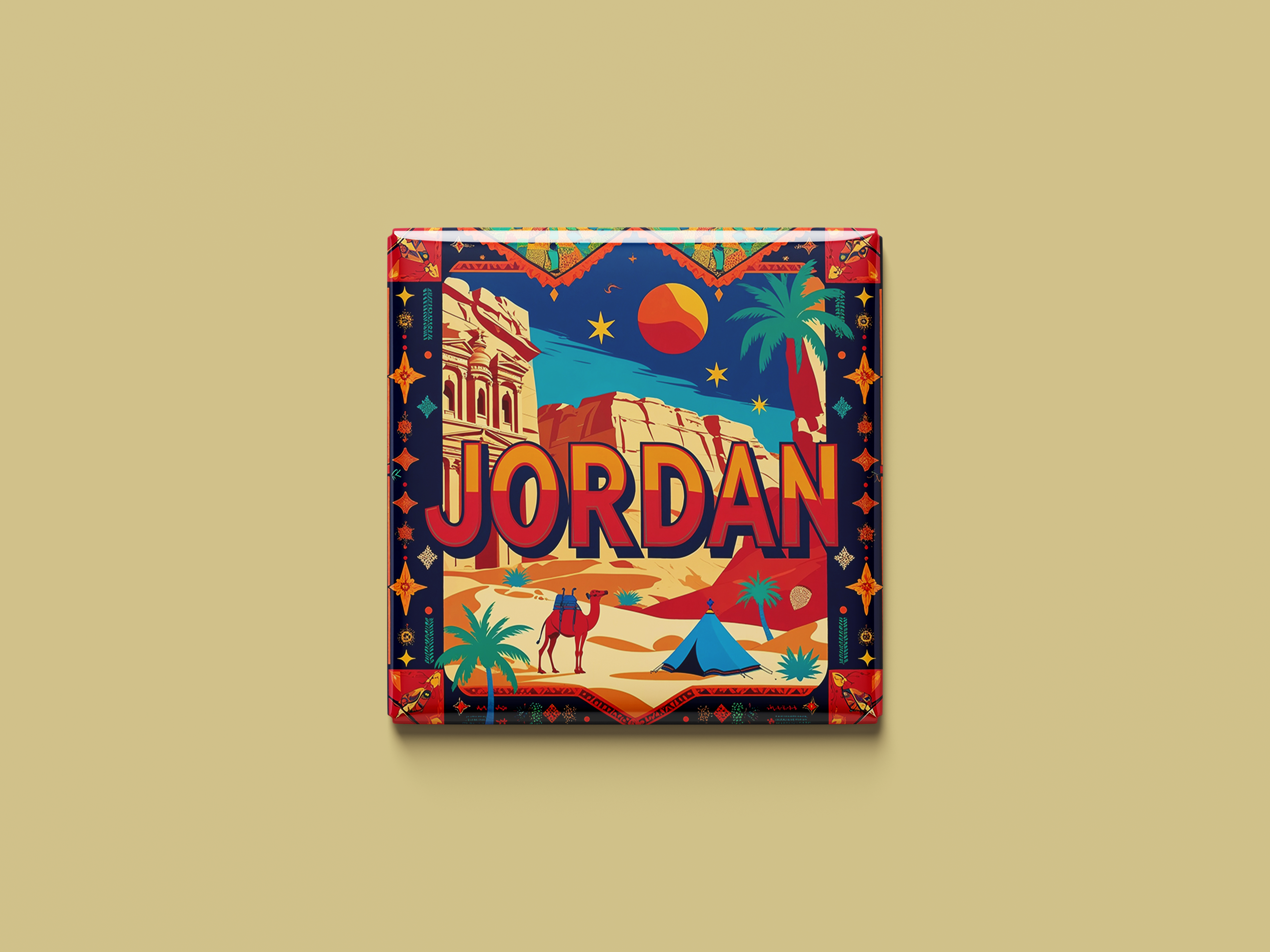 Jordanien Magnetkollektion