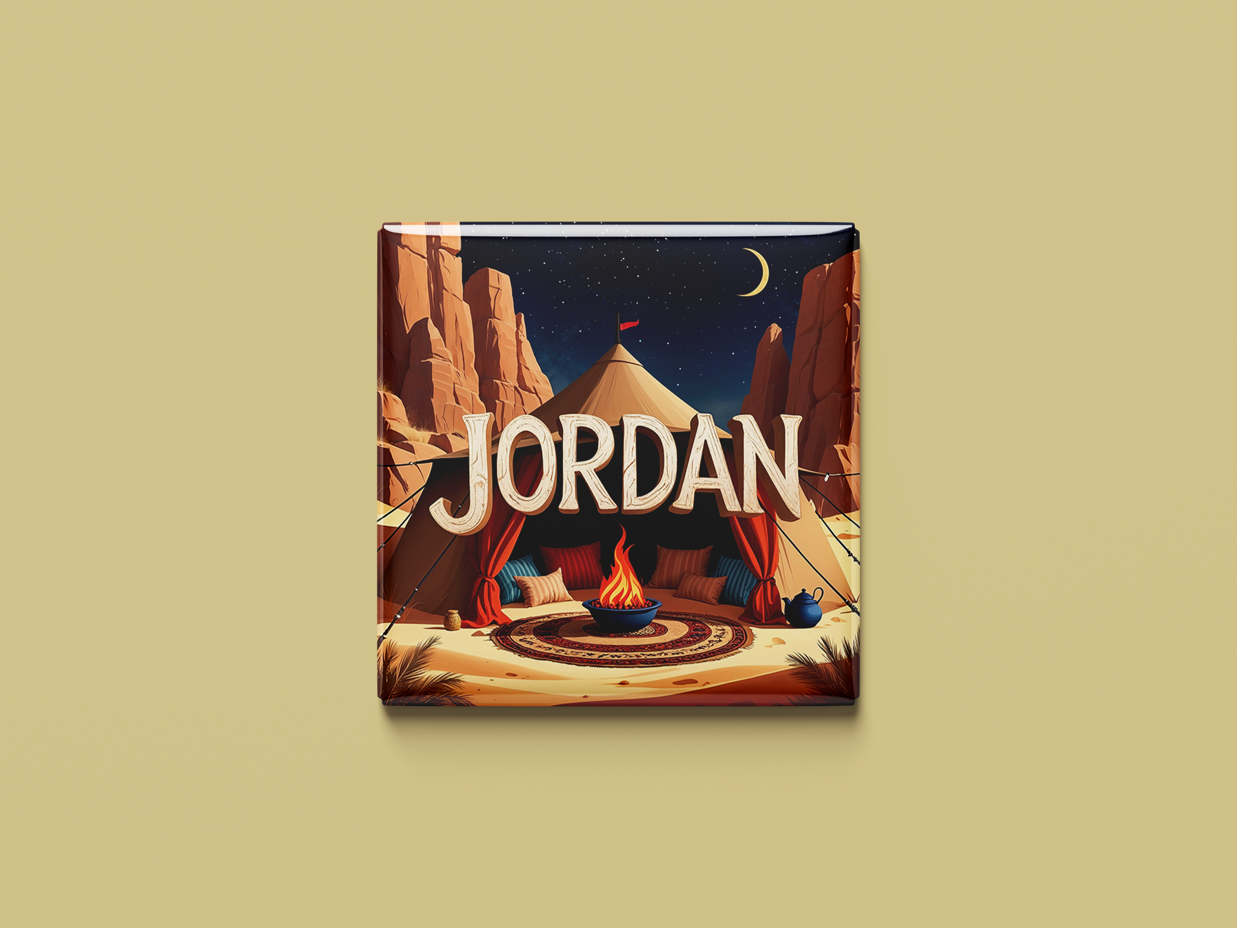 Jordanien Magnetkollektion