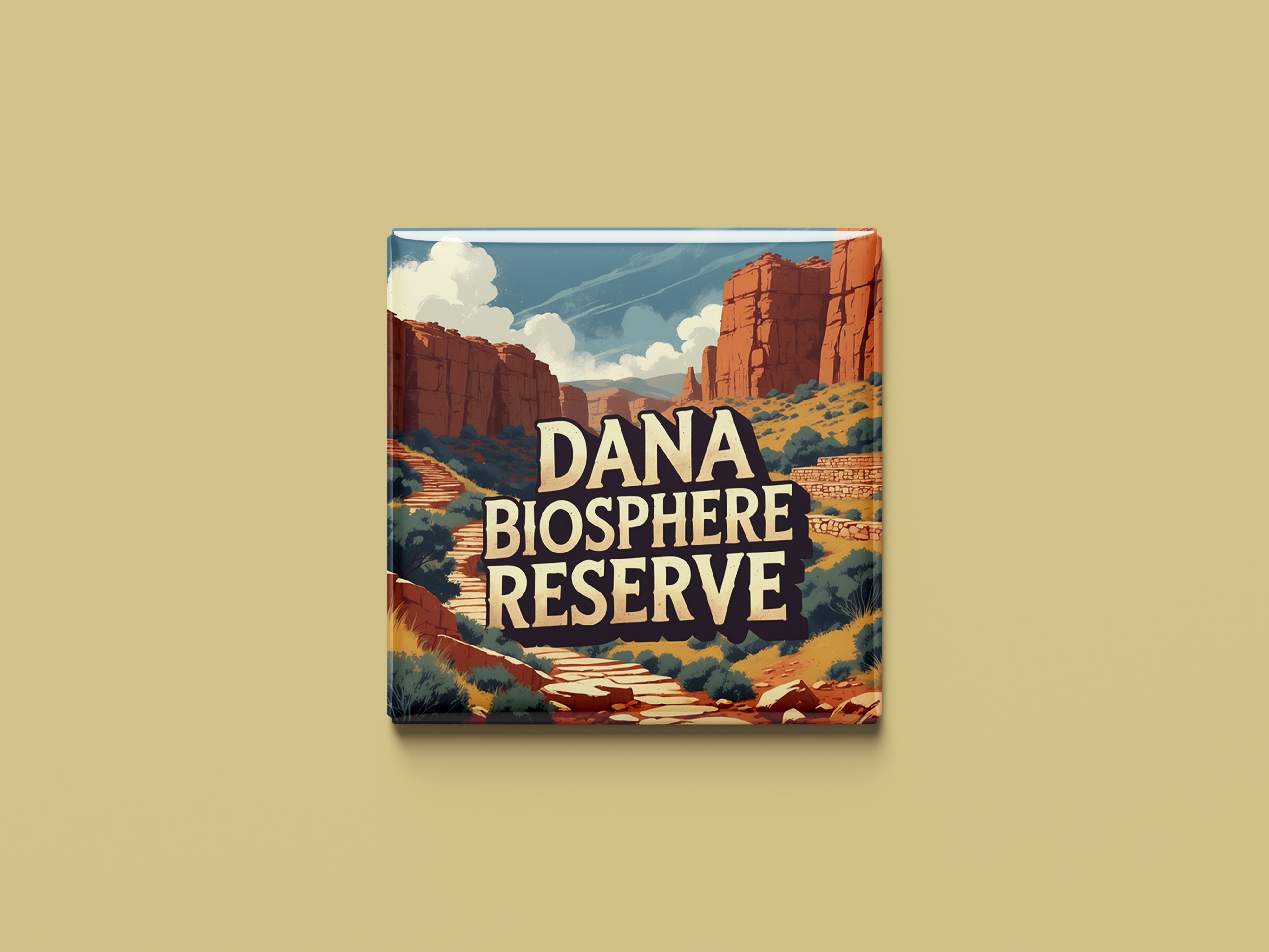 Magnetkollektion Dana Biosphärenreservat