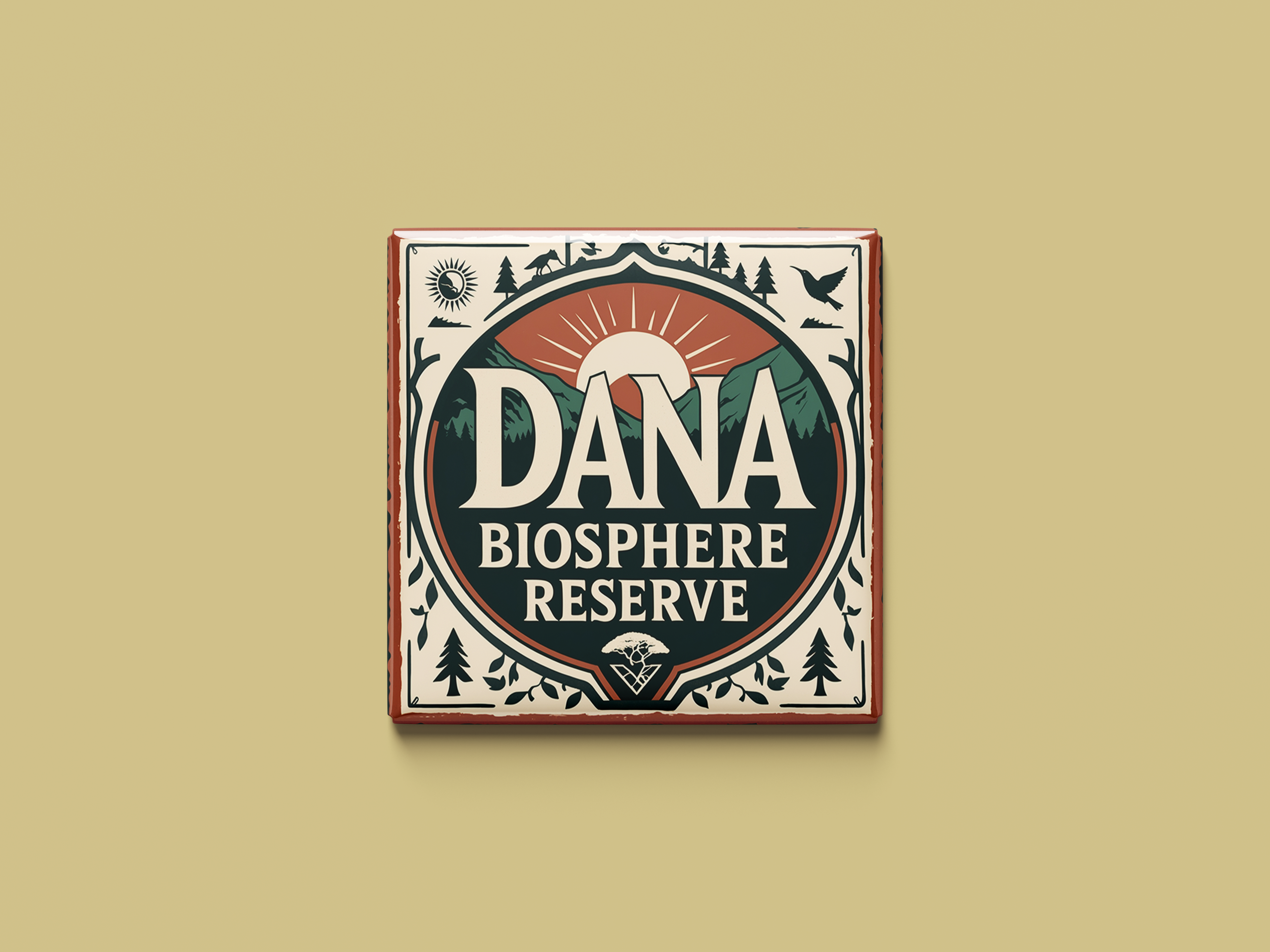 Magnetkollektion Dana Biosphärenreservat