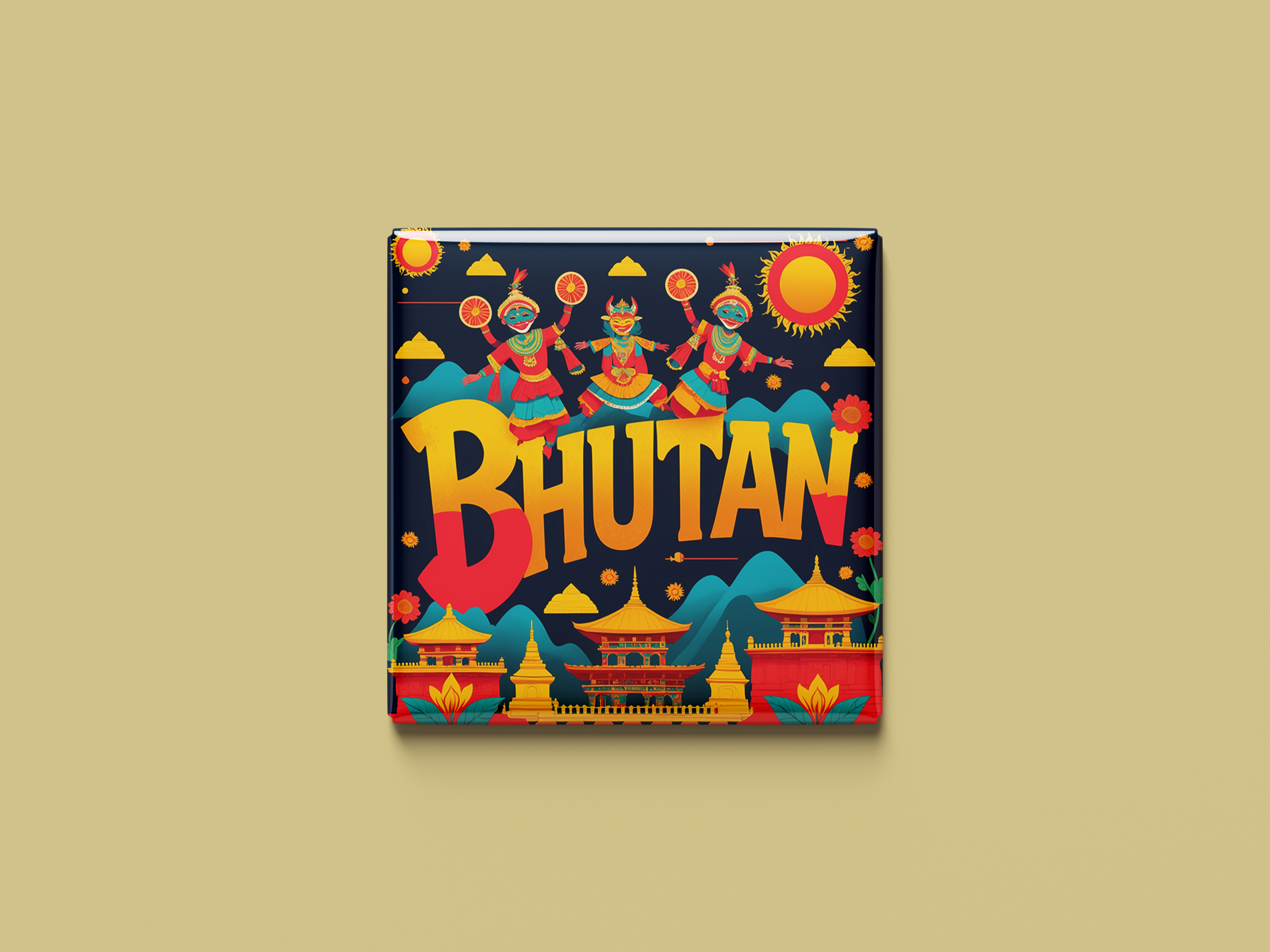 Bhutan Magnetkollektion