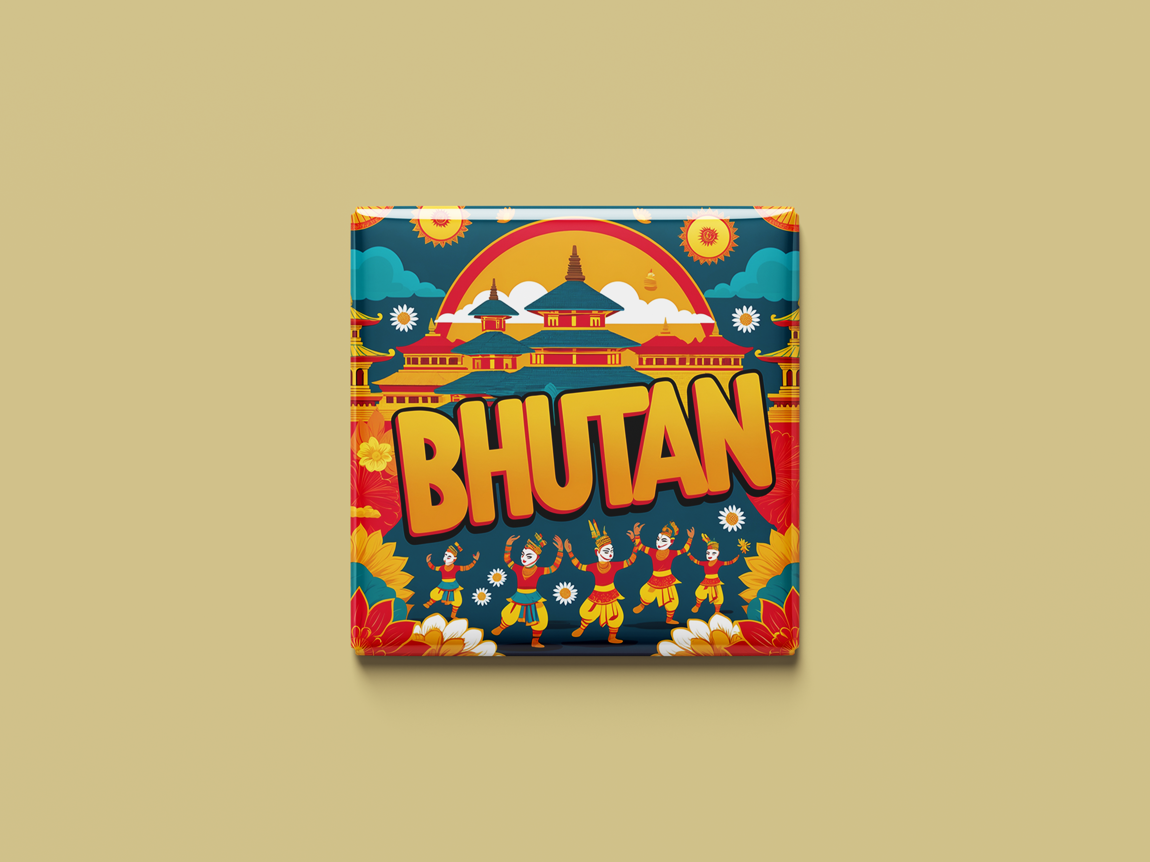 Bhutan Magnetkollektion