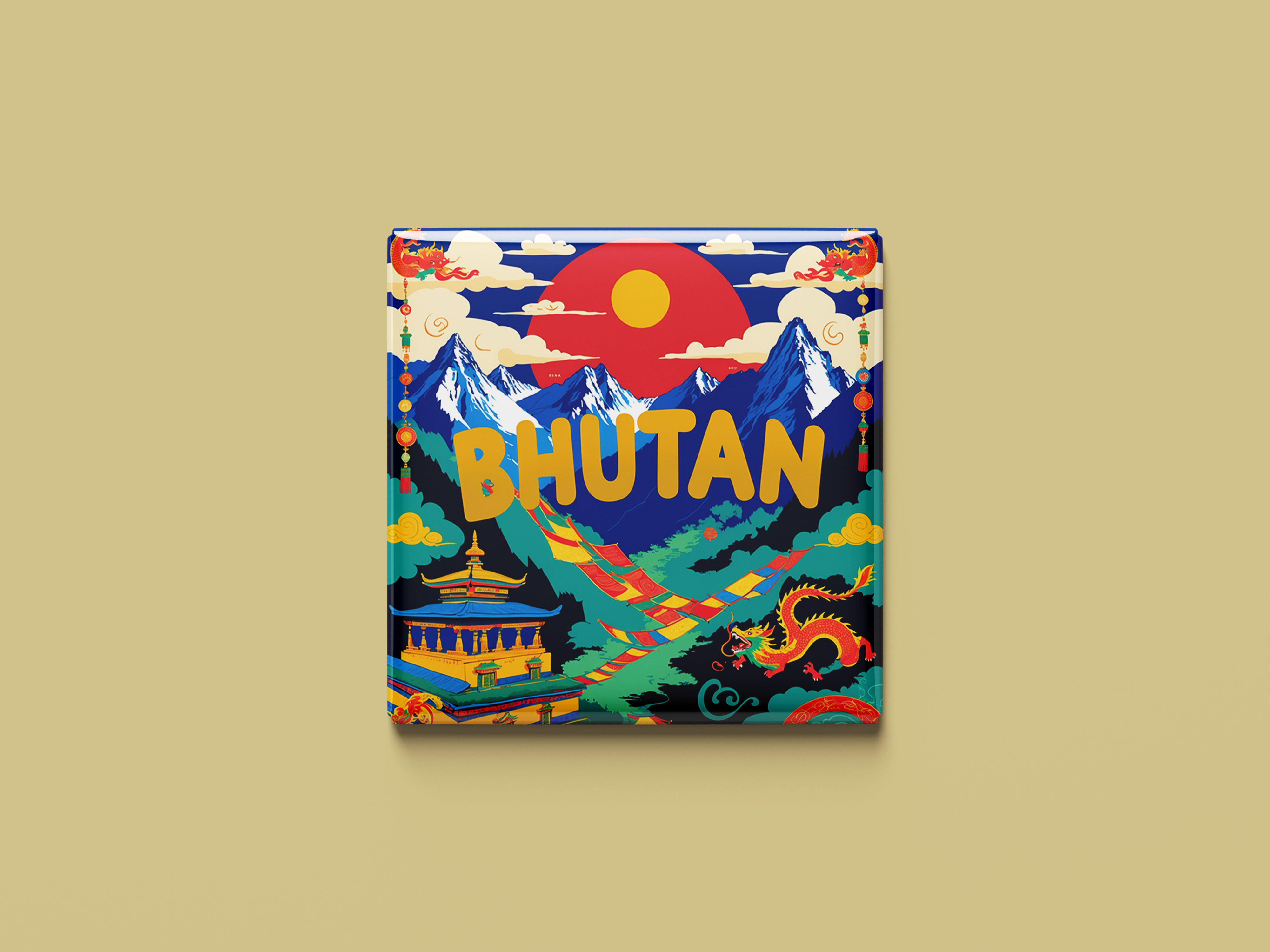 Bhutan Magnetkollektion