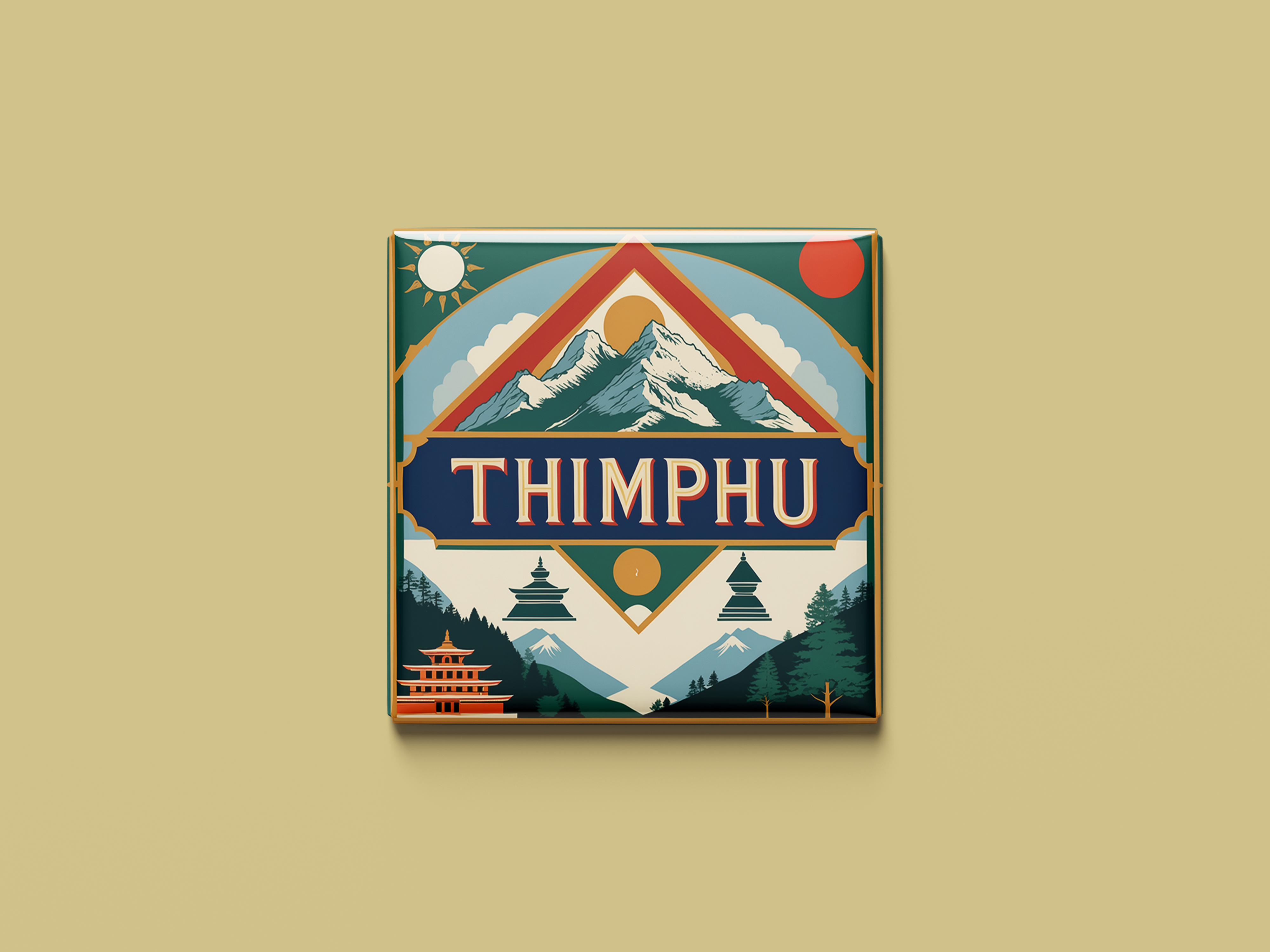 Magnetkollektion Thimphu