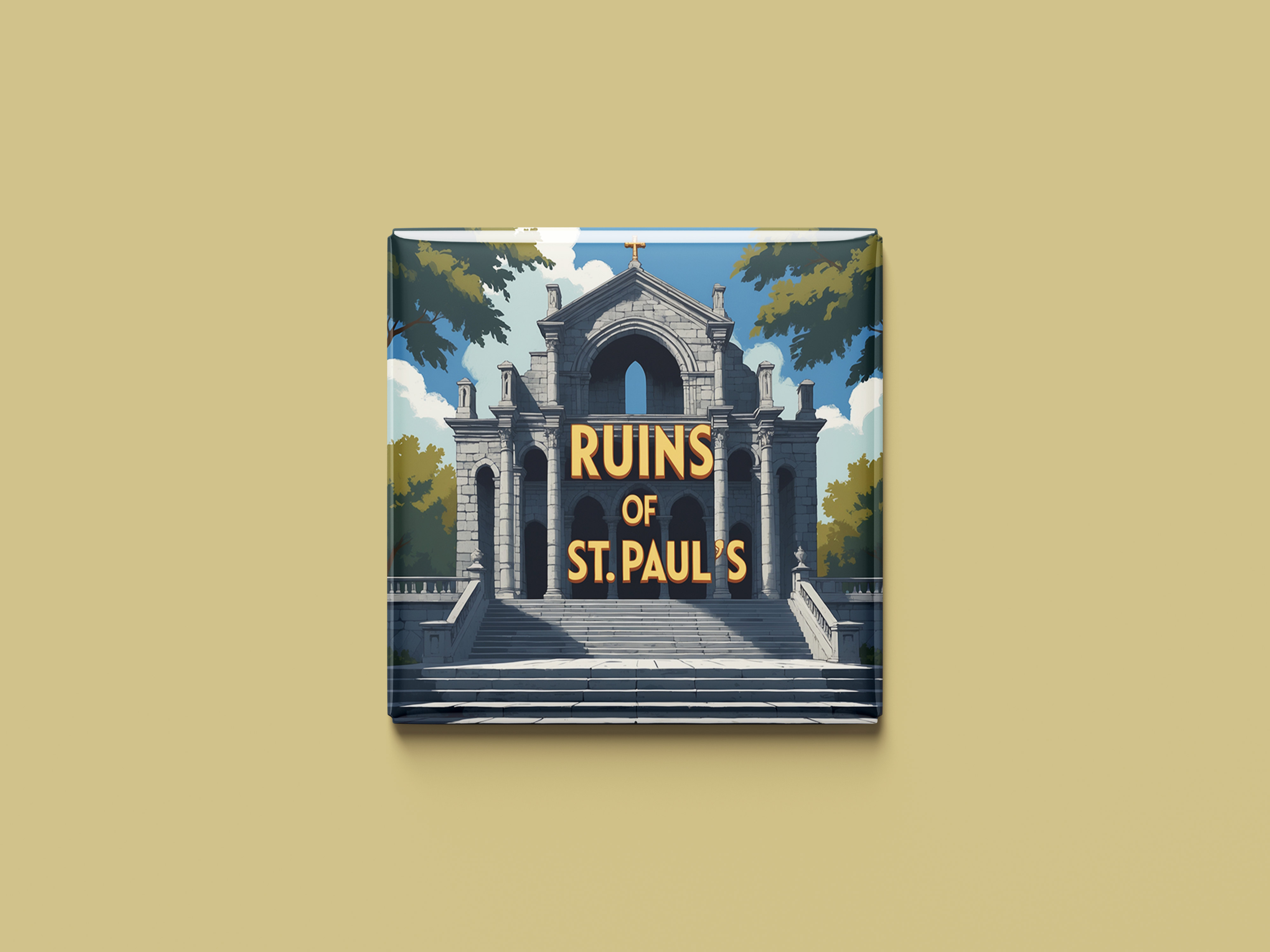 Magnetkollektion Ruins of St. Paul’s