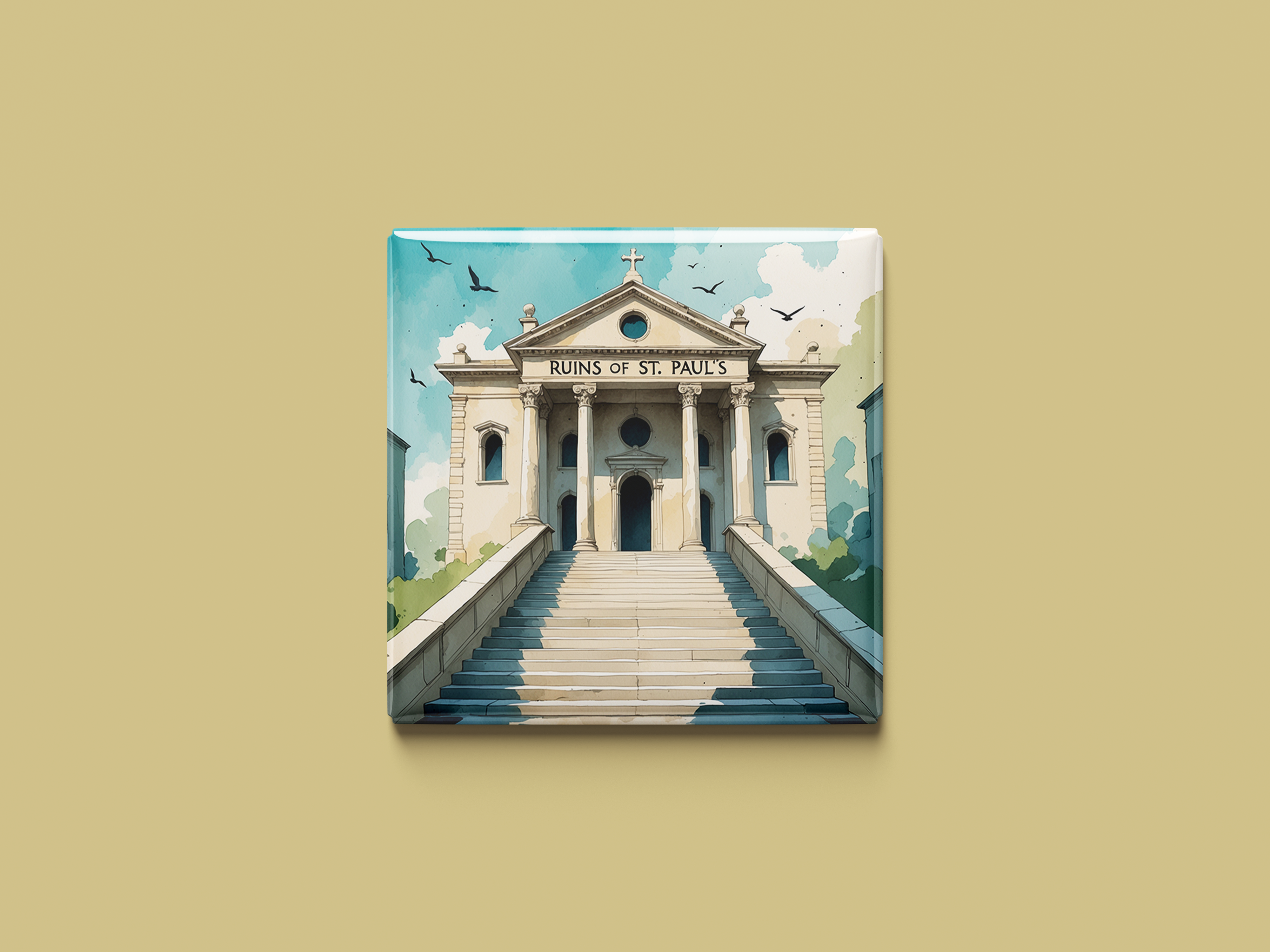 Magnetkollektion Ruins of St. Paul’s