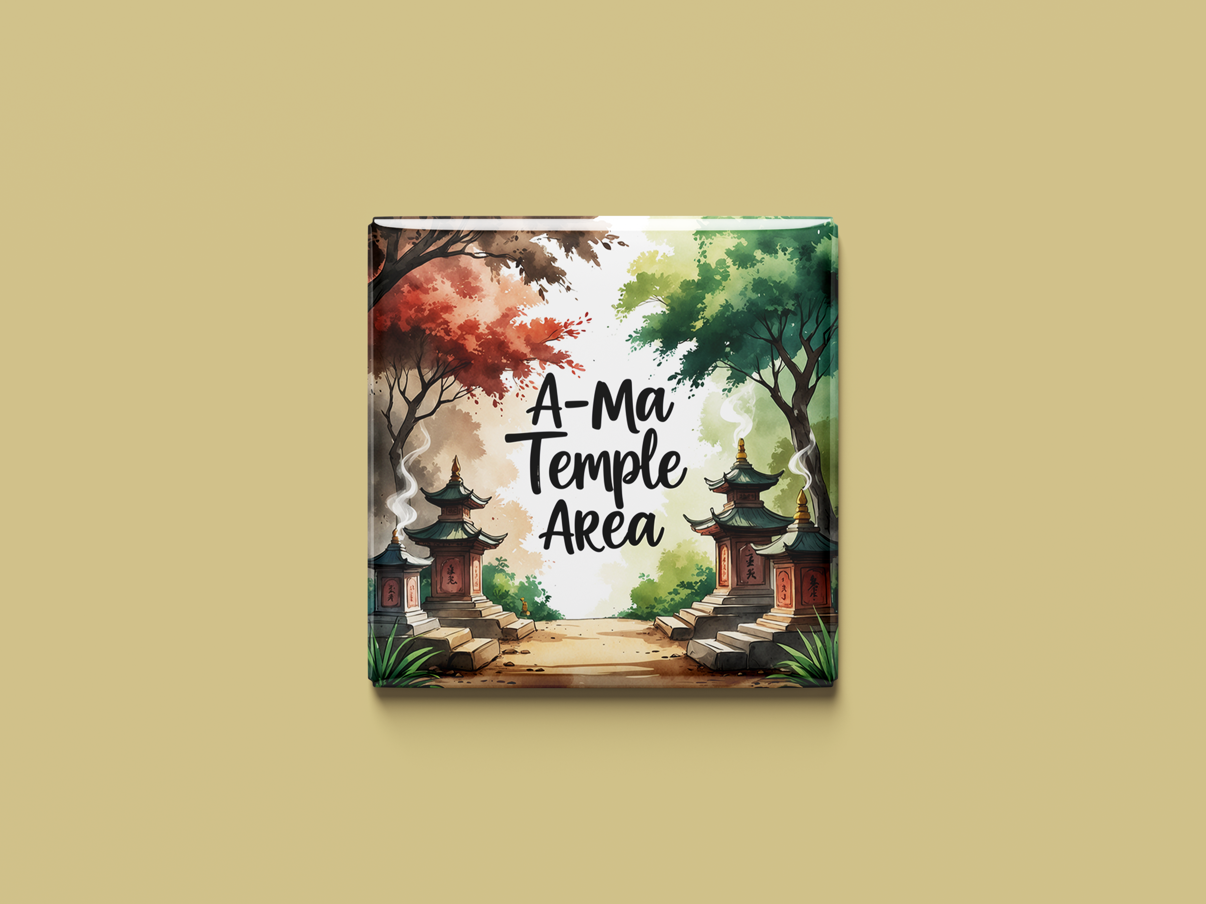 Magnetkollektion A-Ma Temple Area