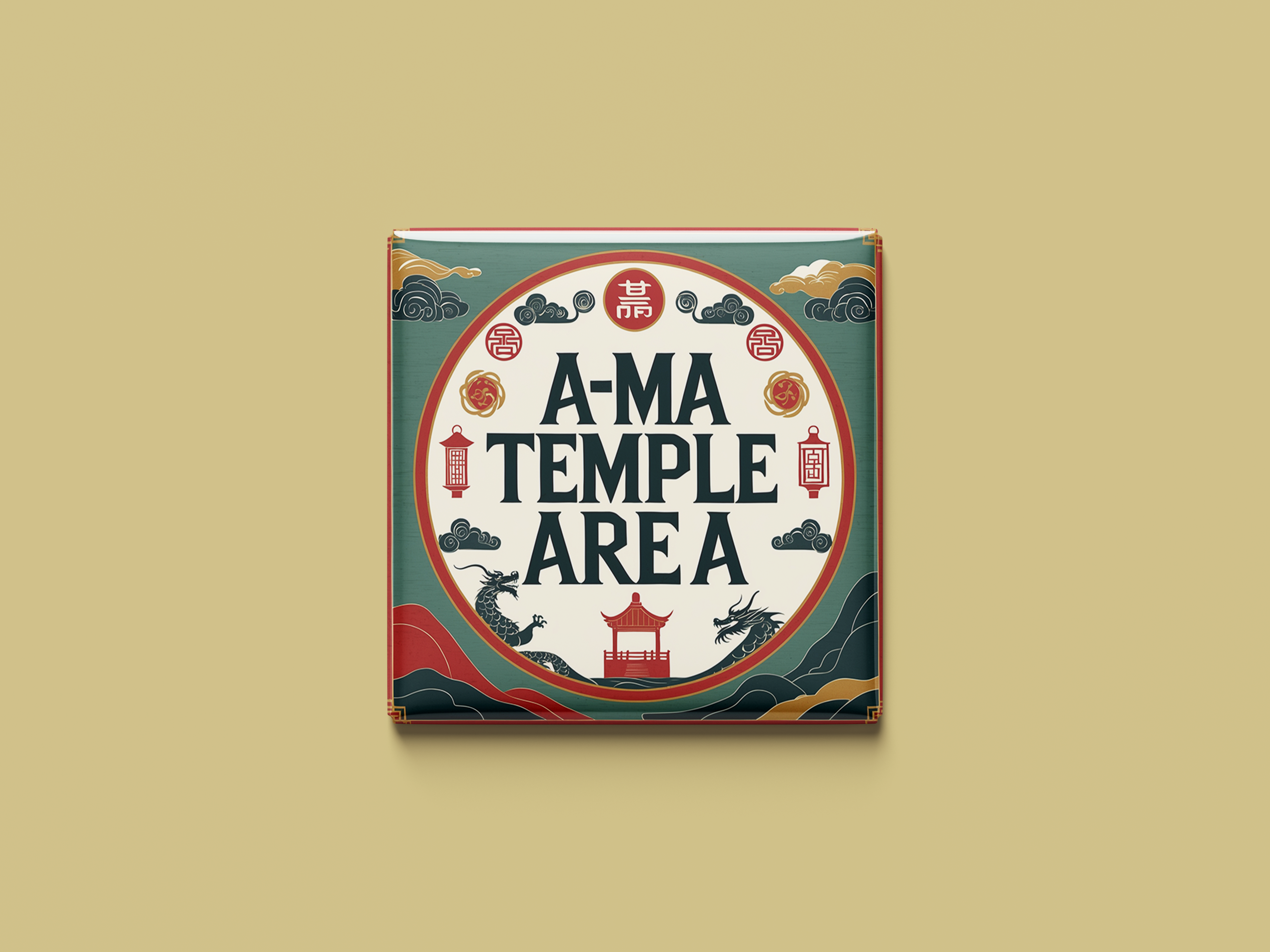 Magnetkollektion A-Ma Temple Area