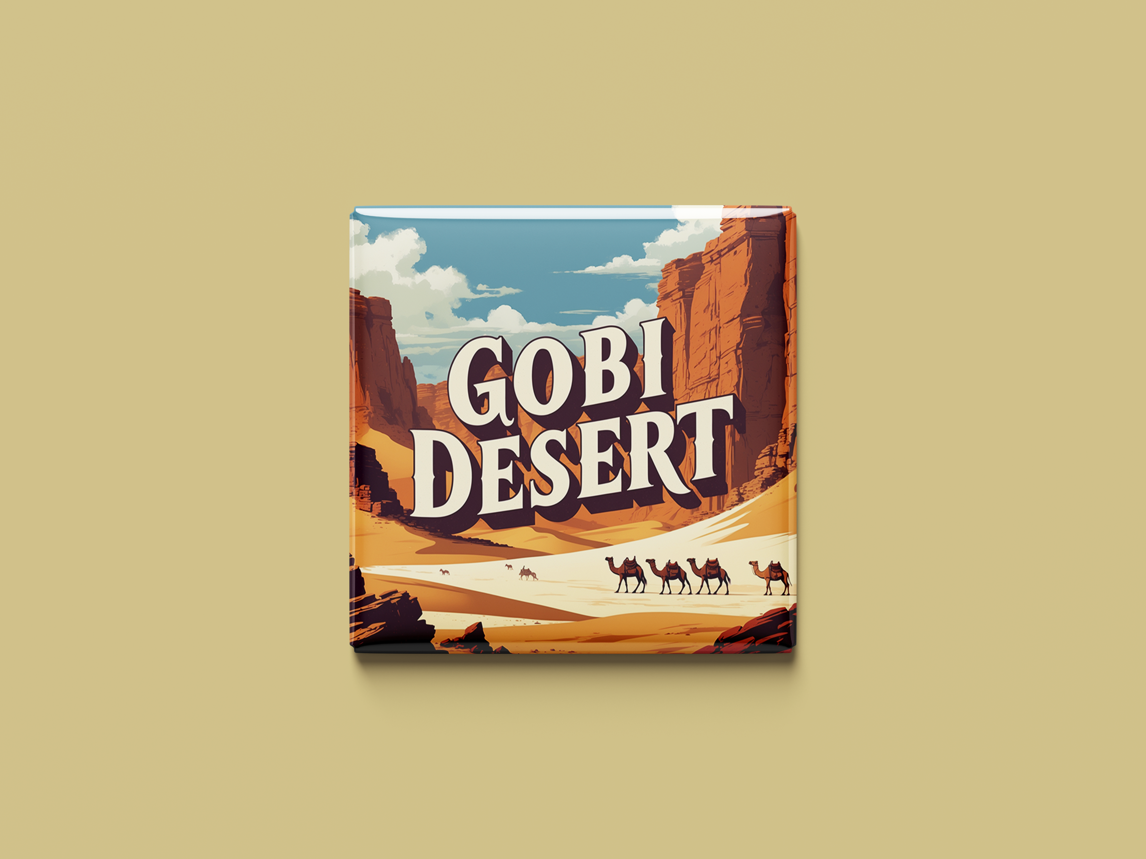 Magnetkollektion Gobi-Wüste