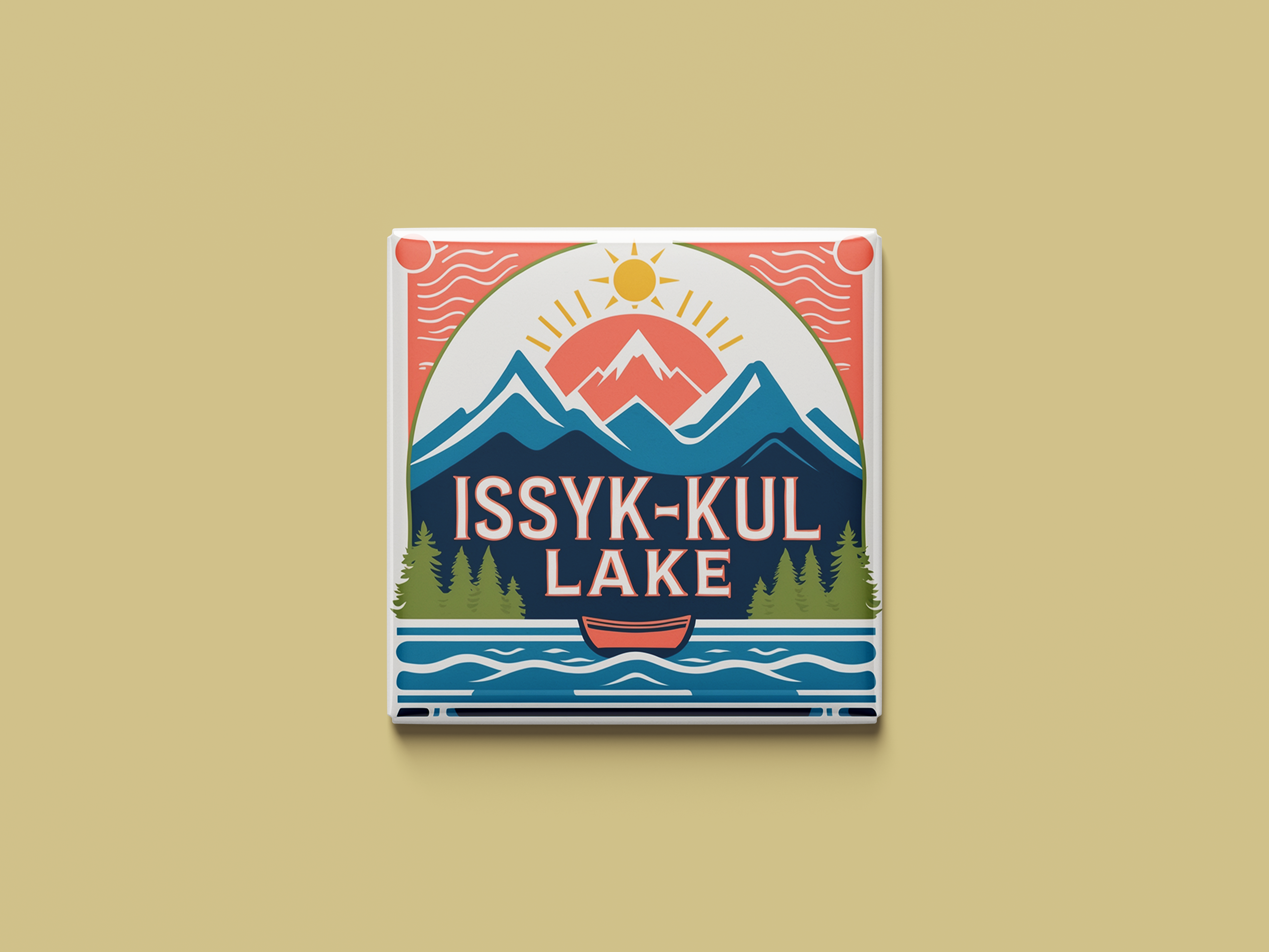 Magnetkollektion Issyk-Kul-See