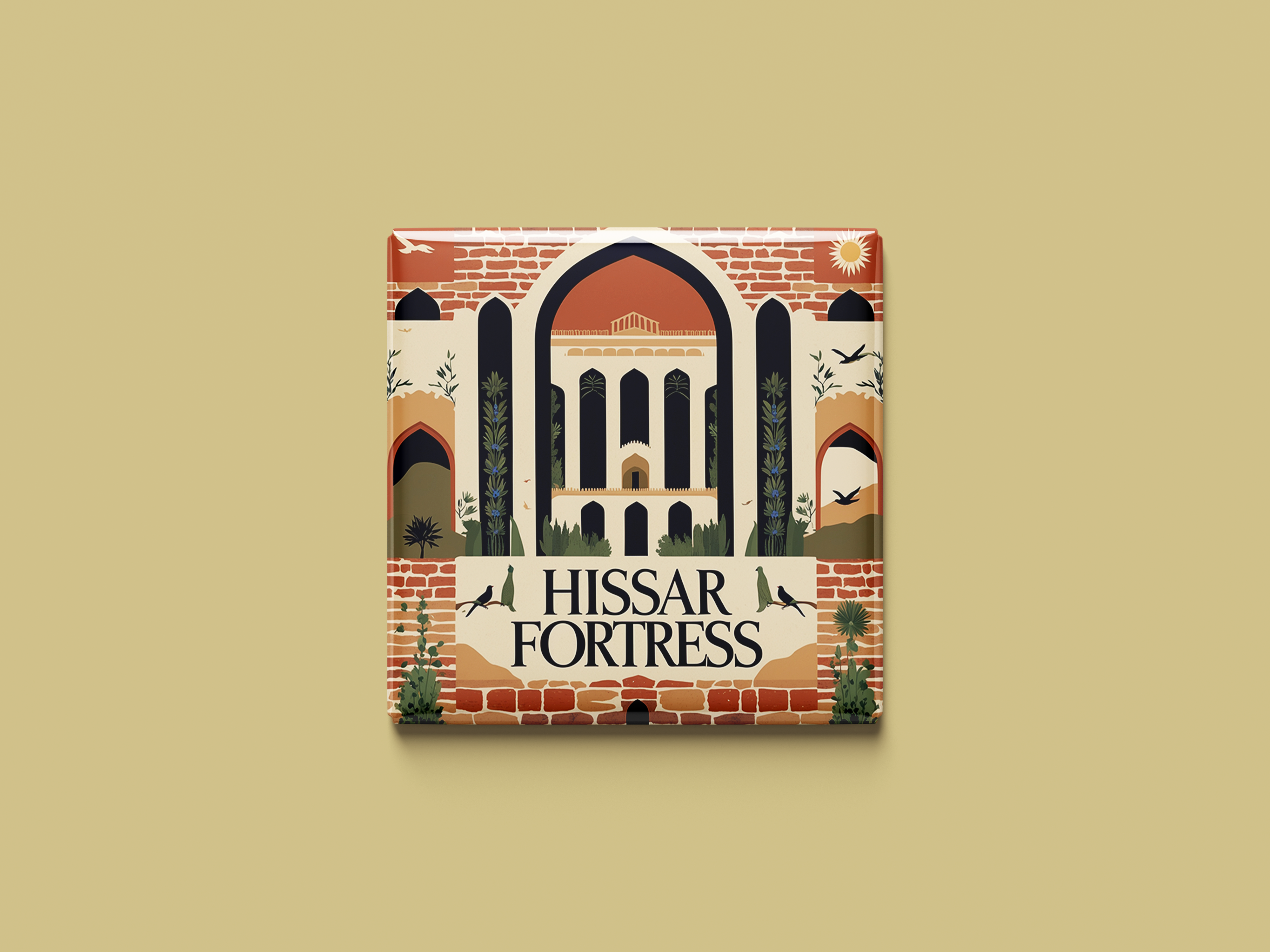 Magnetkollektion Hissar-Festung