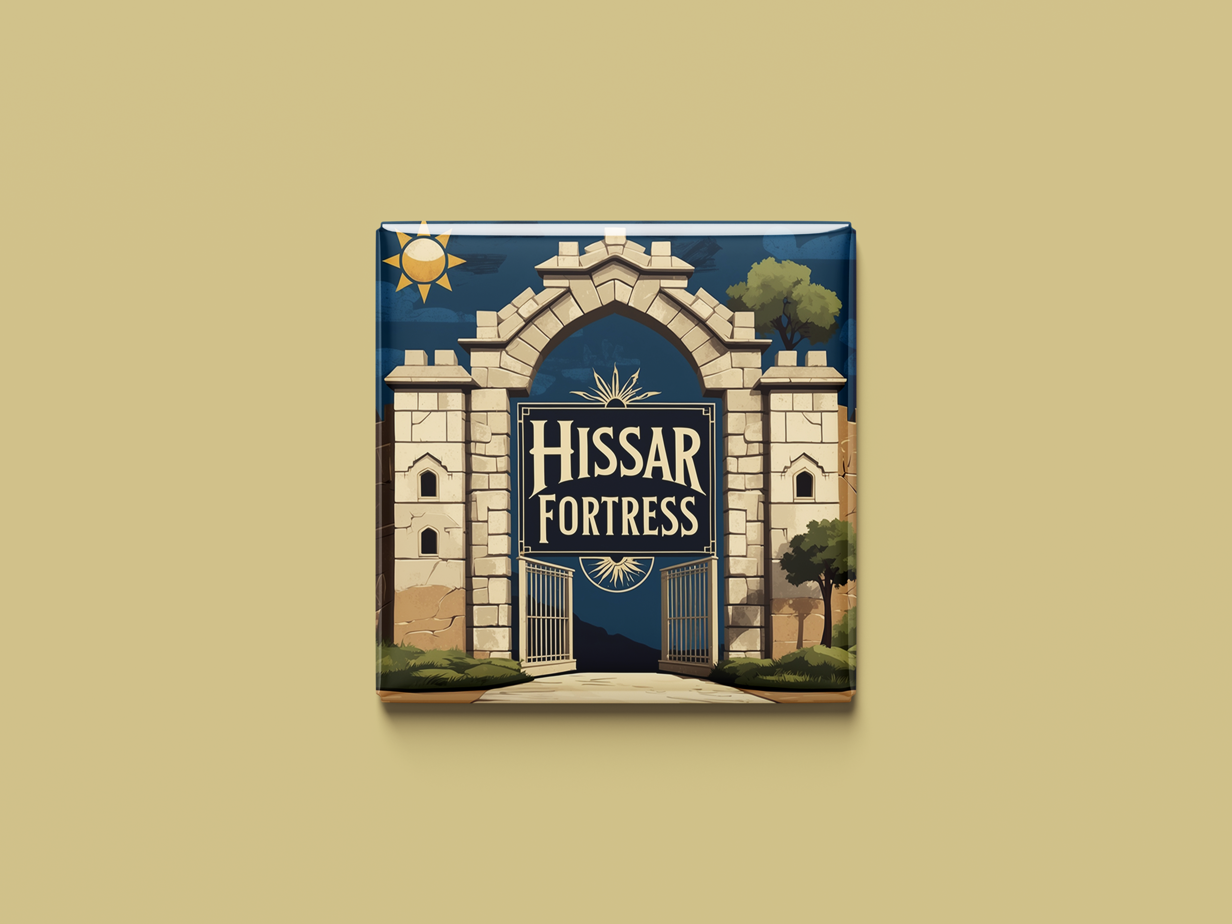 Magnetkollektion Hissar-Festung